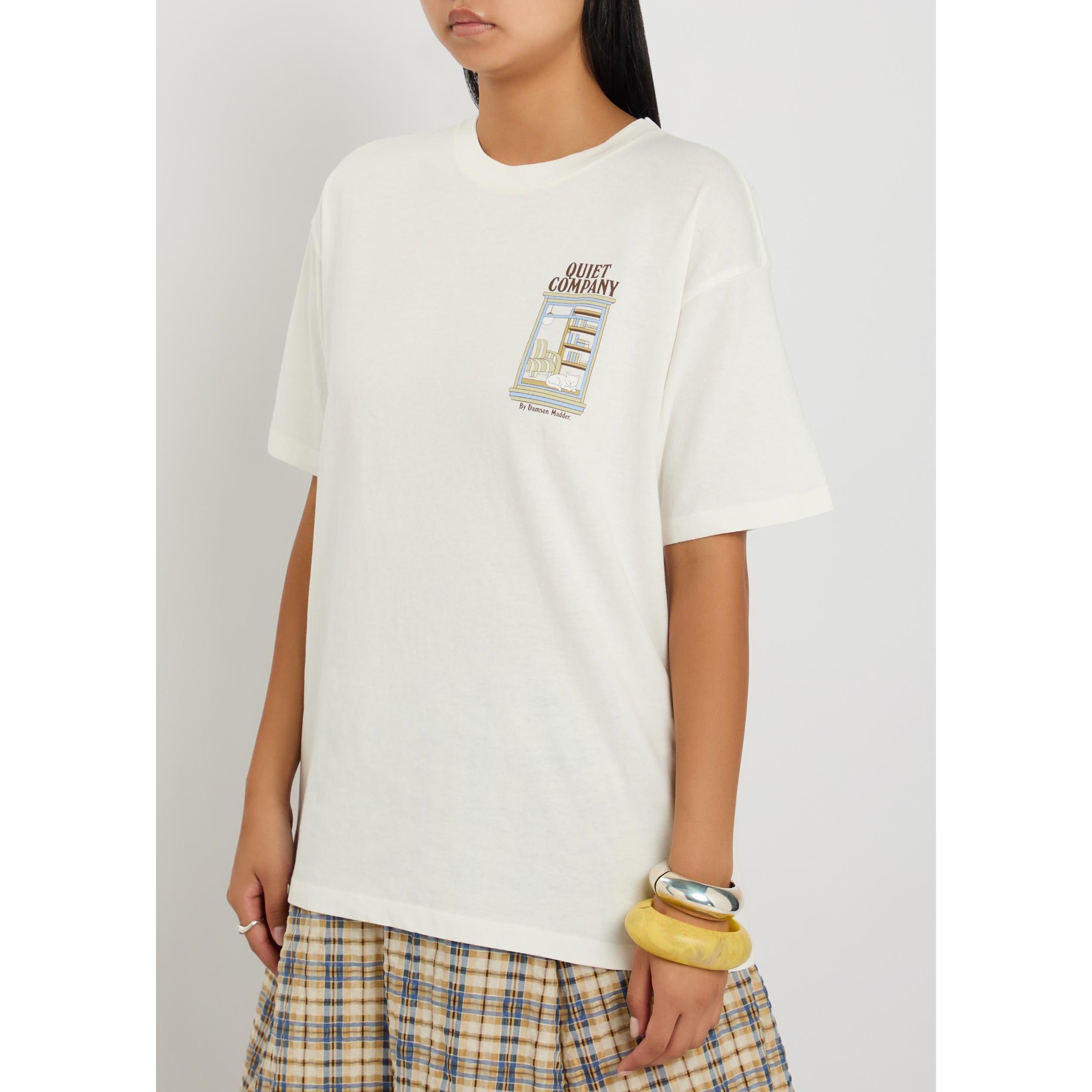 ECRU - Damson Madder - Women's Quiet Company Organic Cotton Oversized T-Shirt - 2