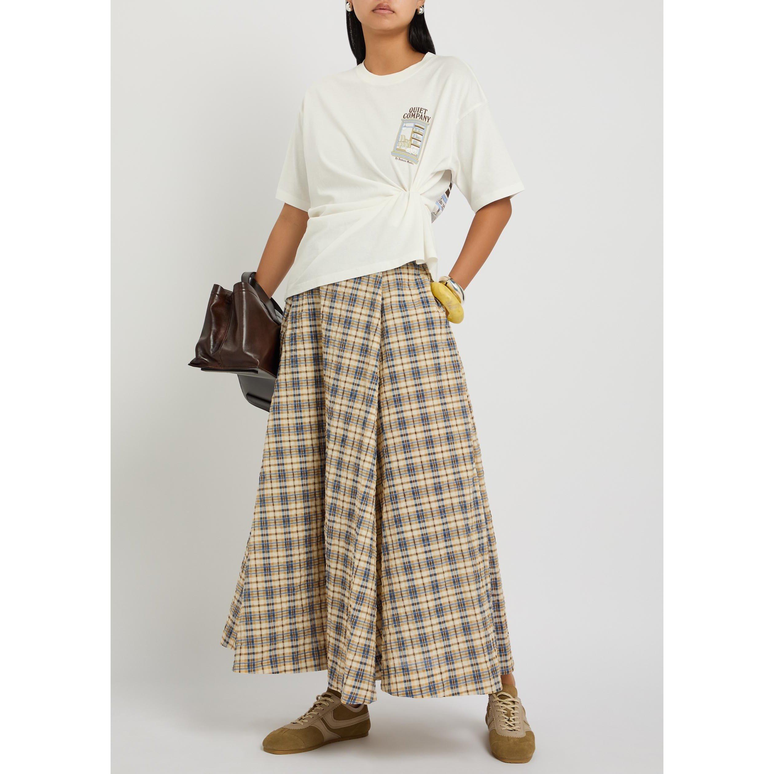 ECRU - Damson Madder - Women's Quiet Company Organic Cotton Oversized T-Shirt - 5