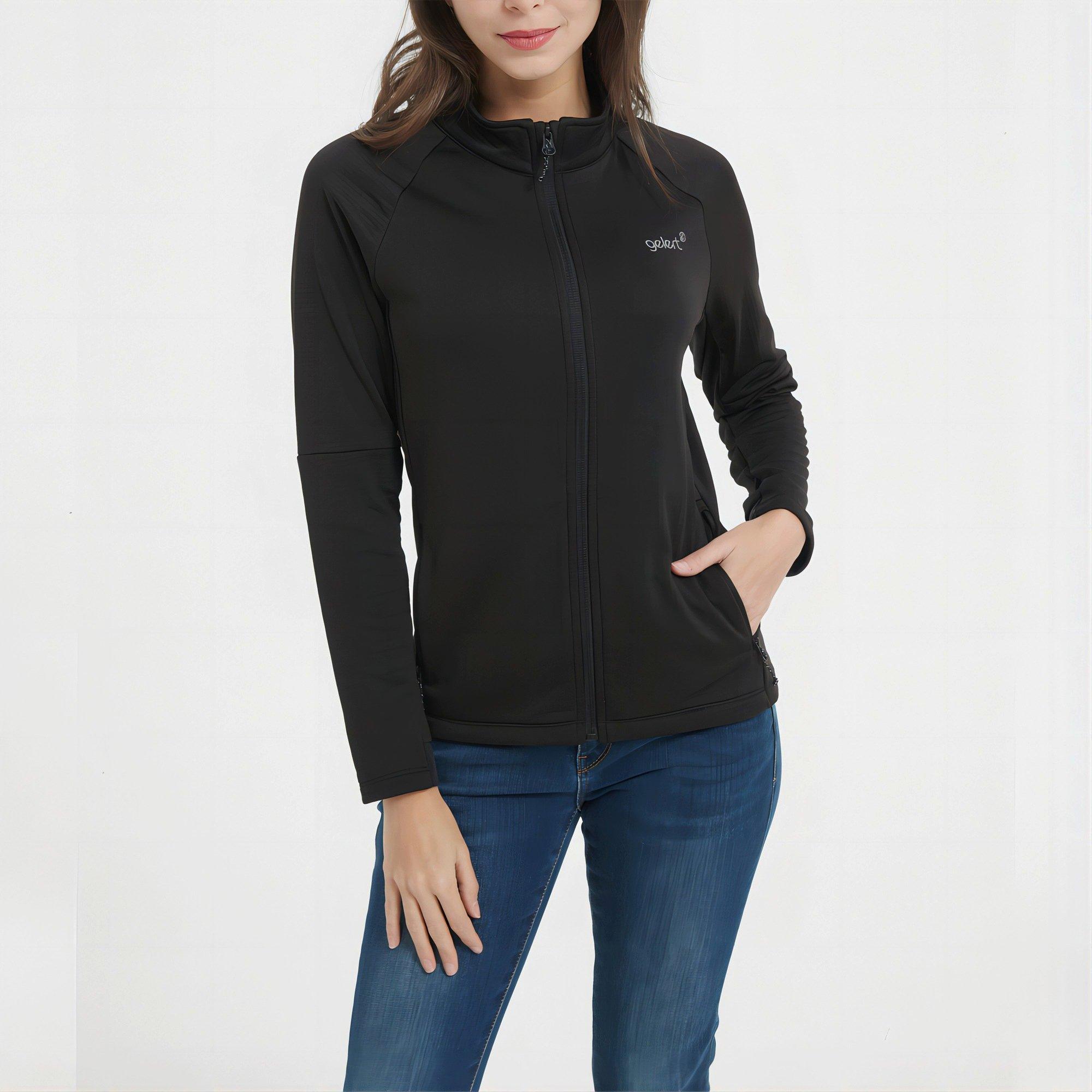 Zwart - Gelert - Fleece Jacket Ladies - 3