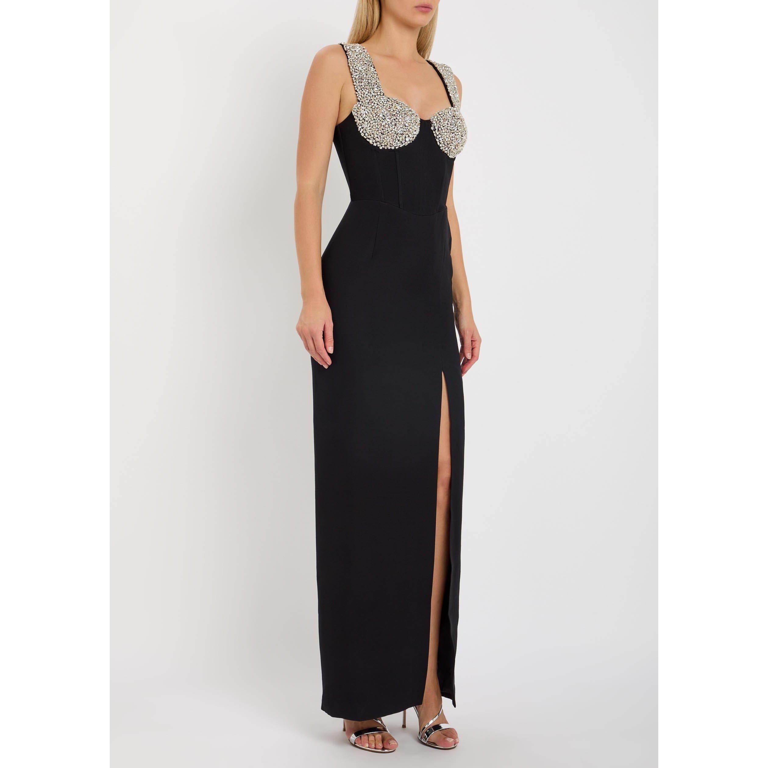 BLACK - Patrick McDowell - KATHLEEN DRESS WITH CRYSTAL CU - 2