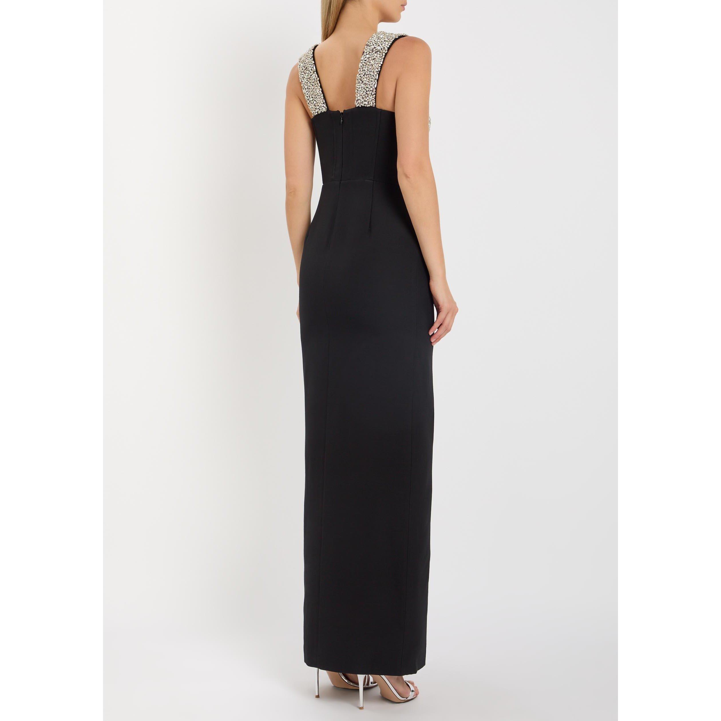 BLACK - Patrick McDowell - KATHLEEN DRESS WITH CRYSTAL CU - 3