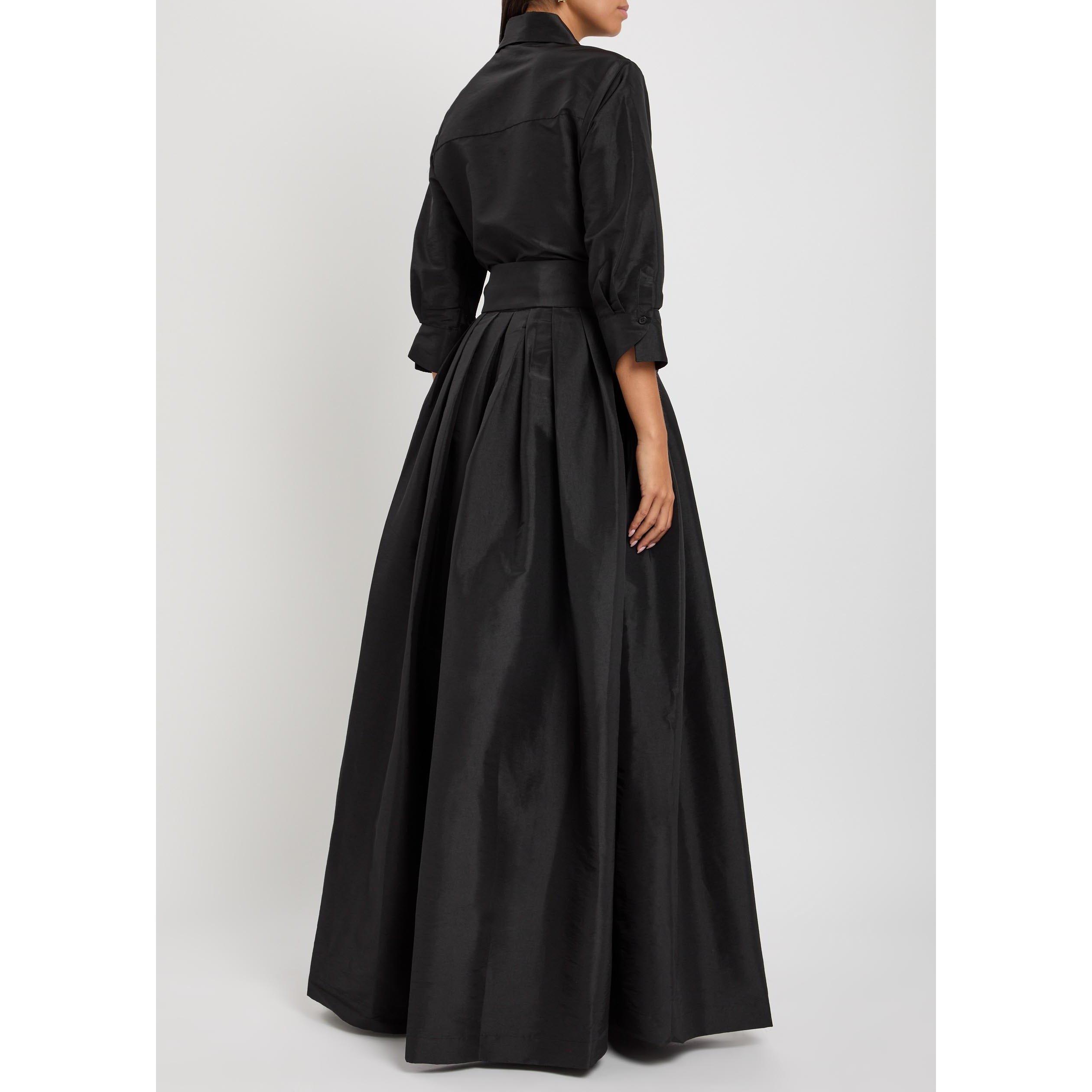 BLACK - Jonathan Simkhai - Women's Julip Belted Shirt Dress - 3