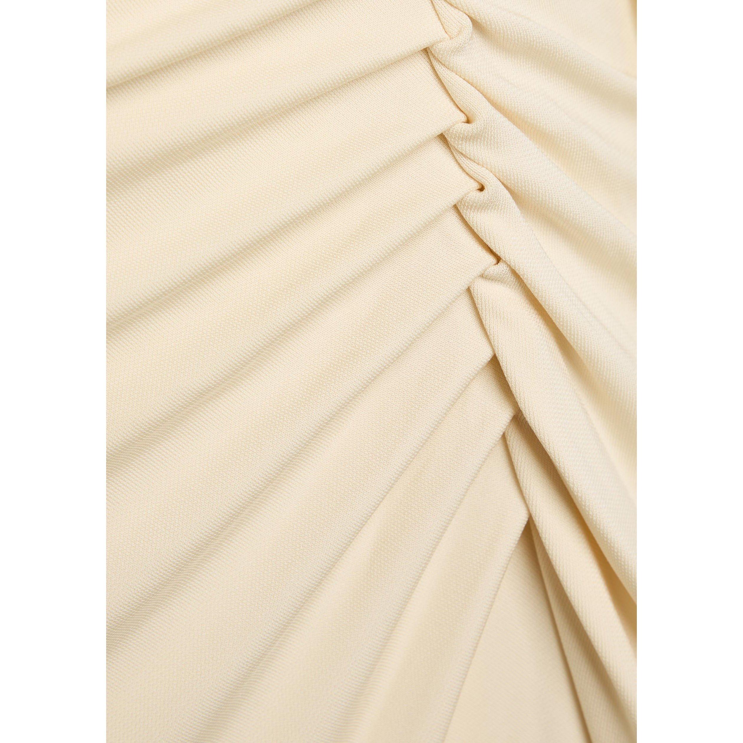 YELLOW - Jonathan Simkhai - Women's Demi Cape Viscose Maxi Dress - 4