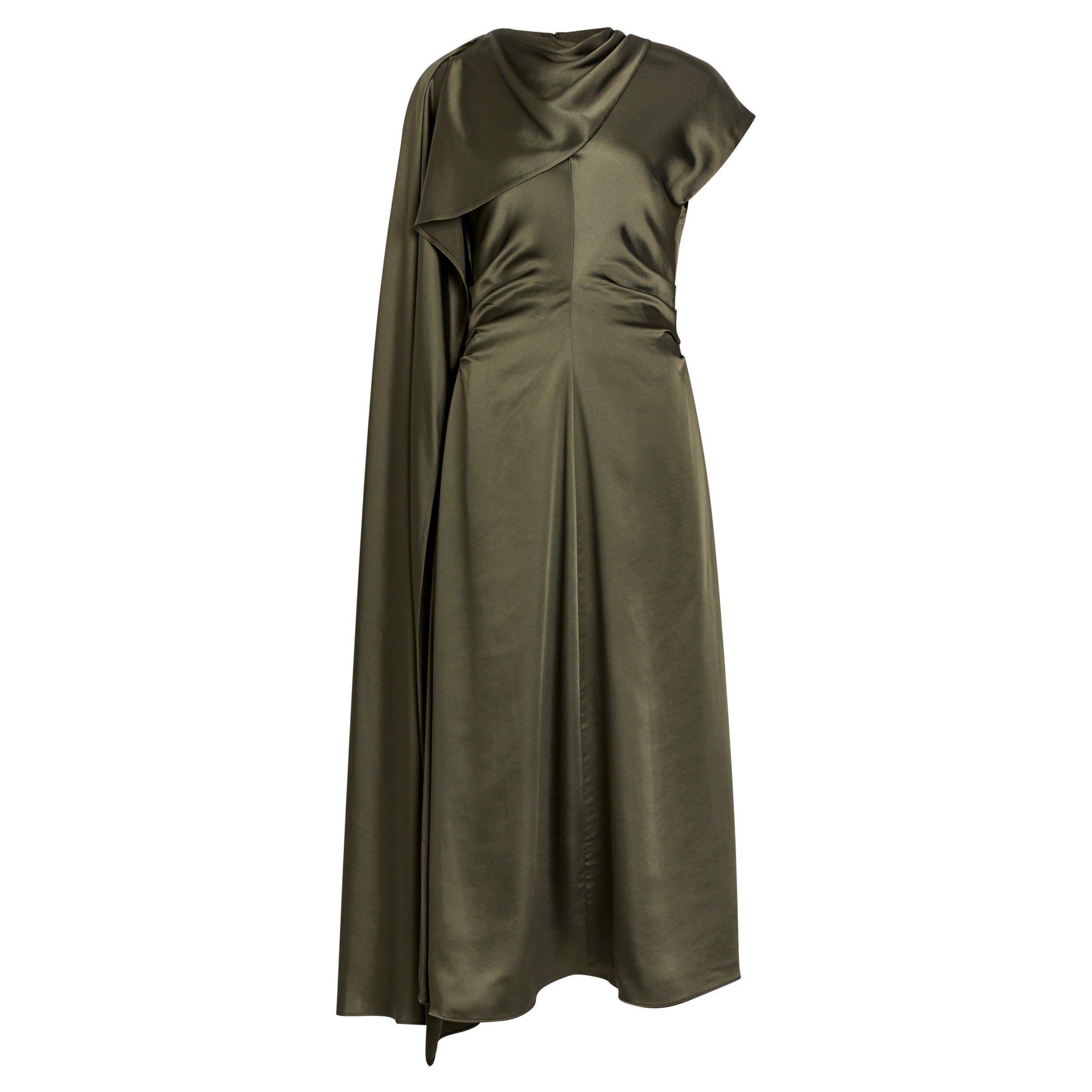 Jonathan Simkhai Women's Jacka Cape Midi A-Line Dress