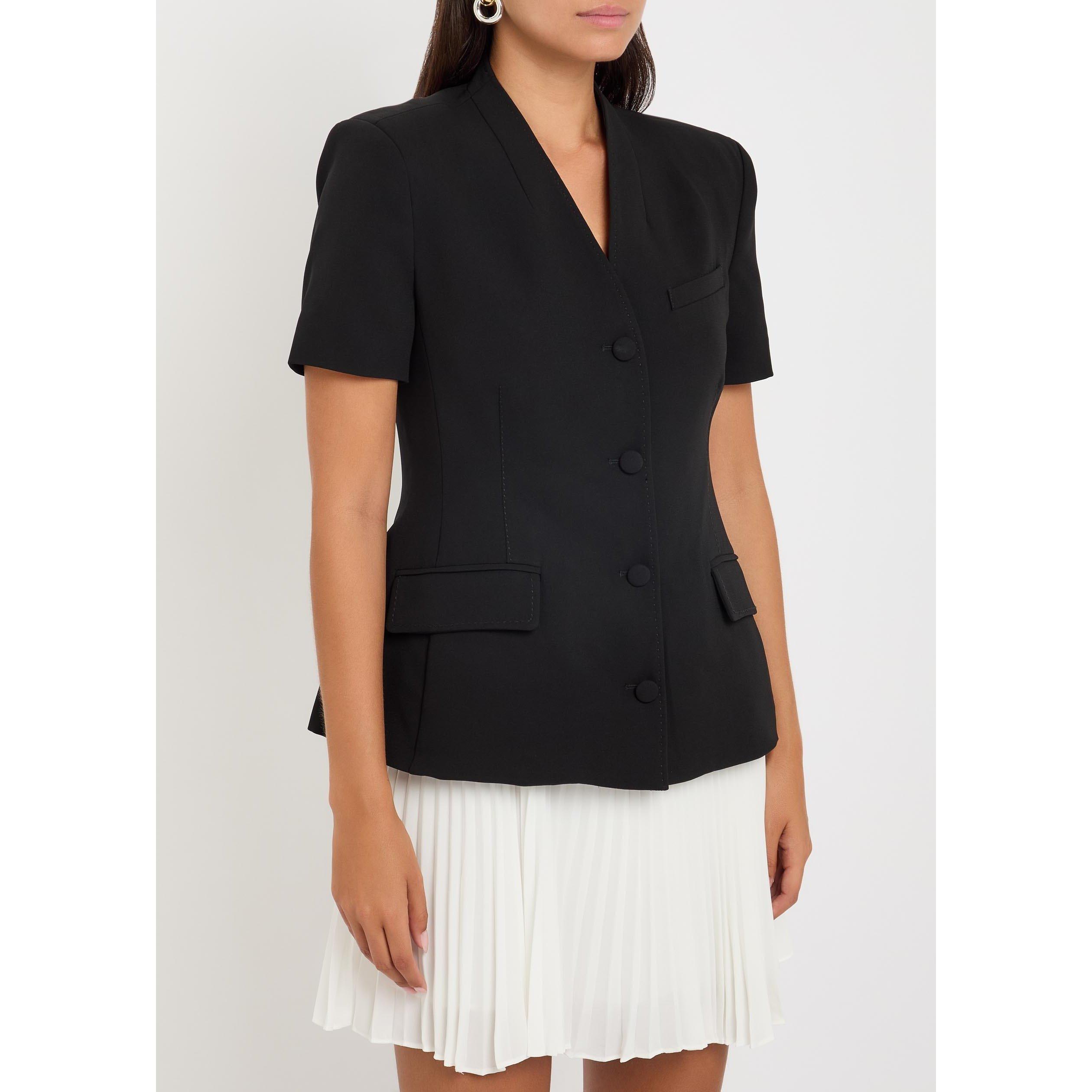 BLACK AND OTHER - Jonathan Simkhai - Women's Leah Mini Blazer Dress - 2