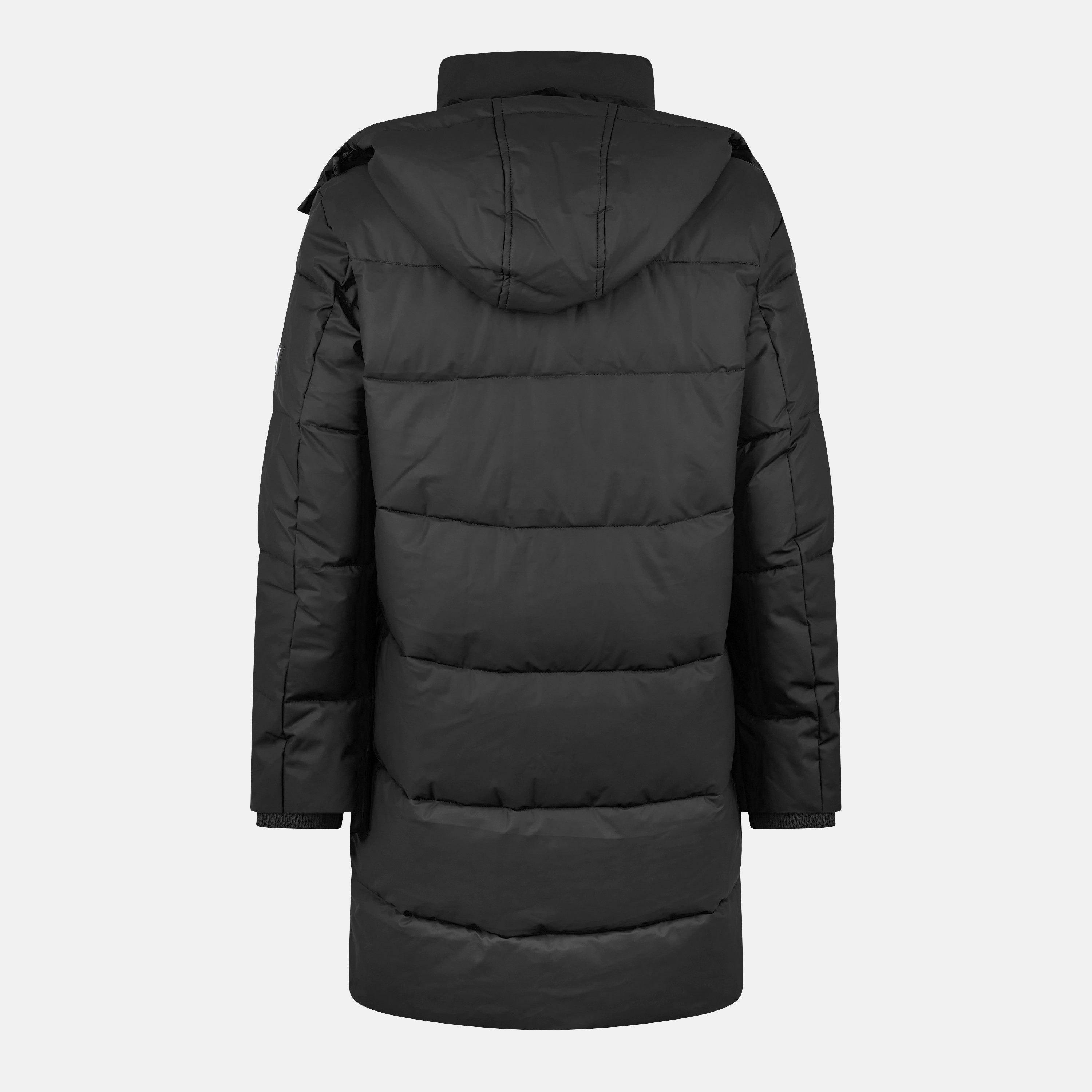 Nero - Jack Wills - Long Hooded Puffer Jacket - 2