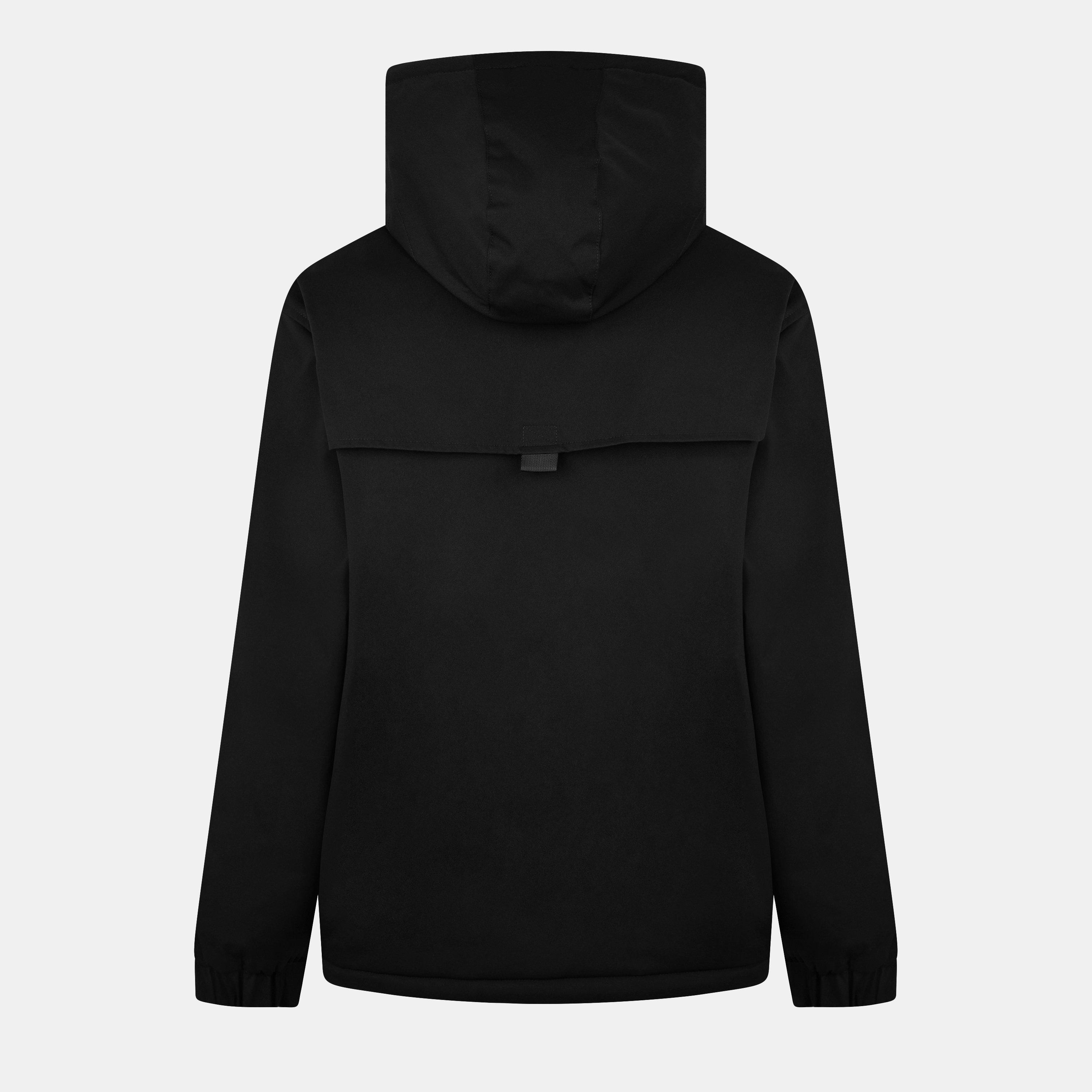 Negro - Jack Wills - Men's  Hooded Long Sleeve Field Jacket - 2