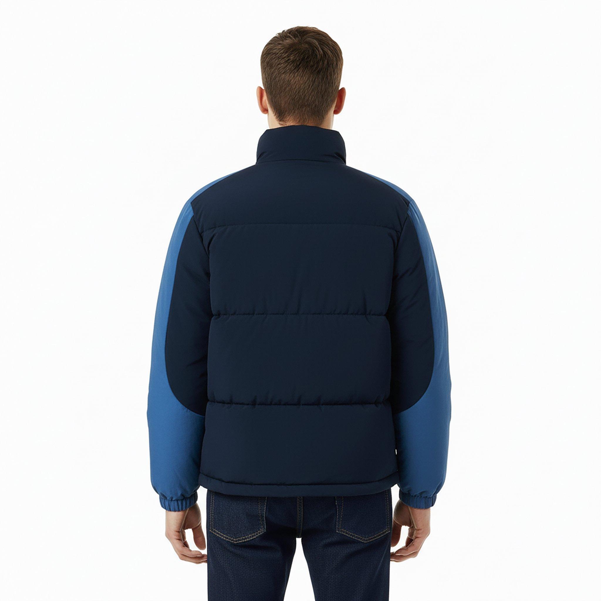 Mornarsko plava/Indigo - Jack Wills - Men's  Long Sleeve Short Puffer Jacket - 4