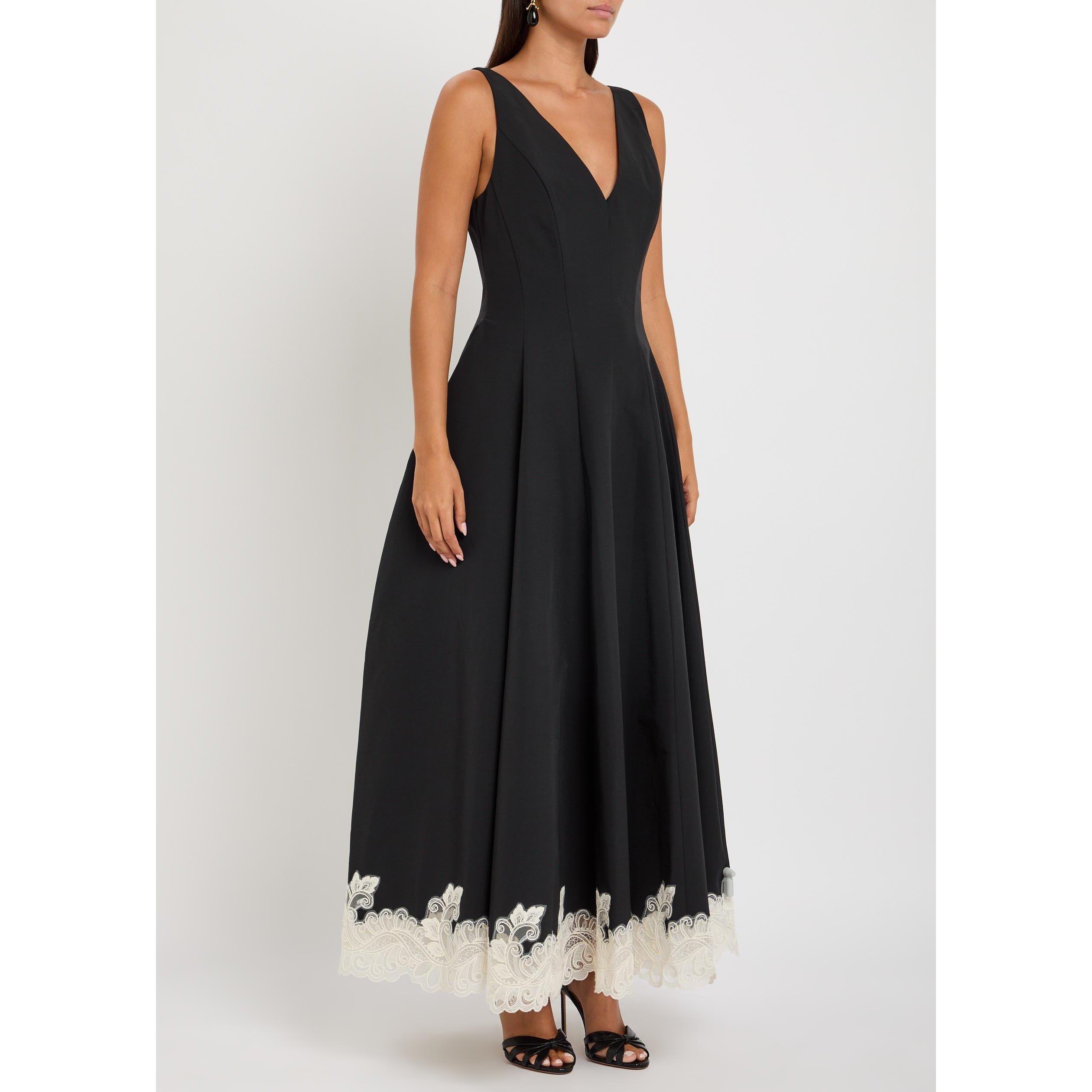 BLACK AND OTHER - Jonathan Simkhai - LD MIRA STRUCTURE MIDI DRESS - 2