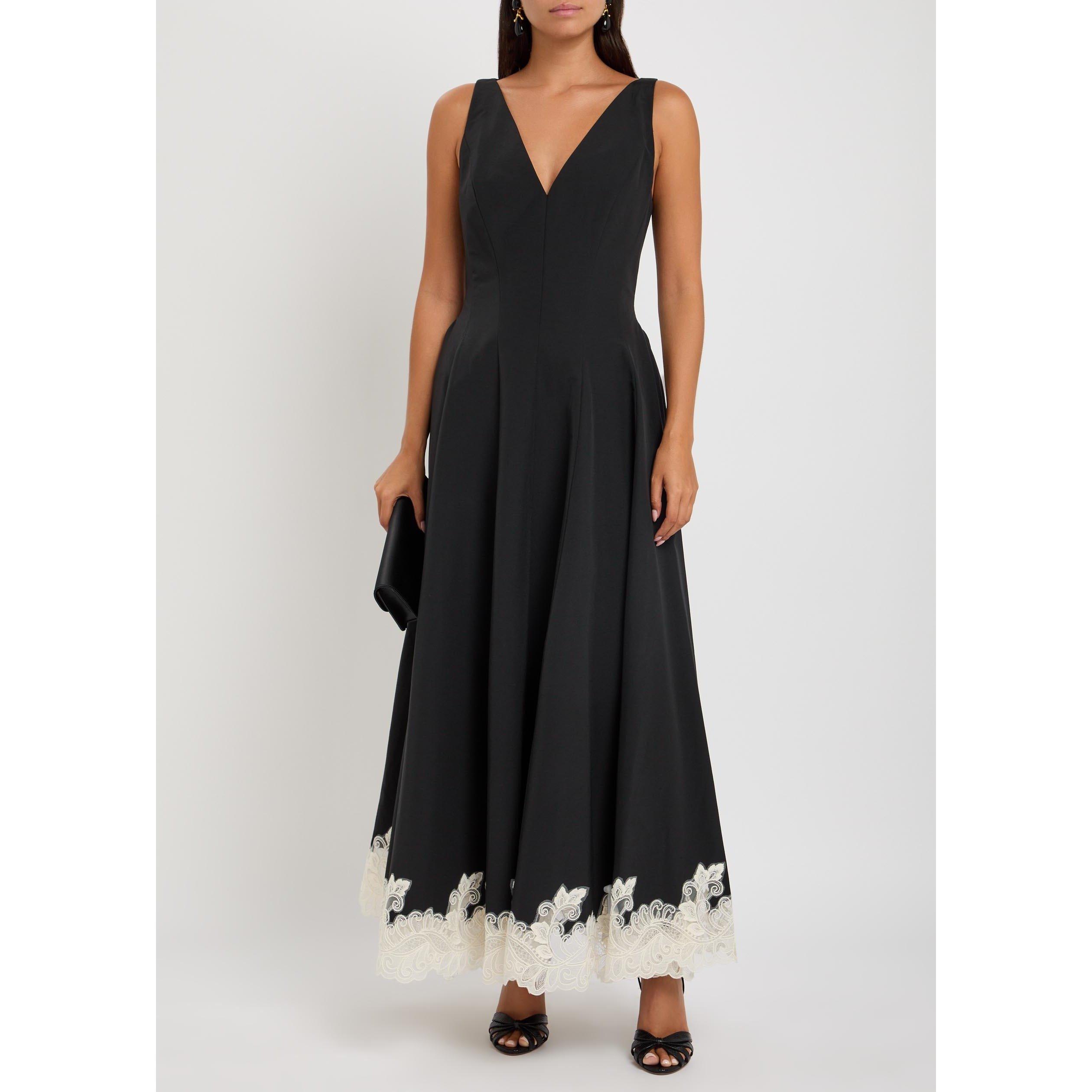 BLACK AND OTHER - Jonathan Simkhai - LD MIRA STRUCTURE MIDI DRESS - 5