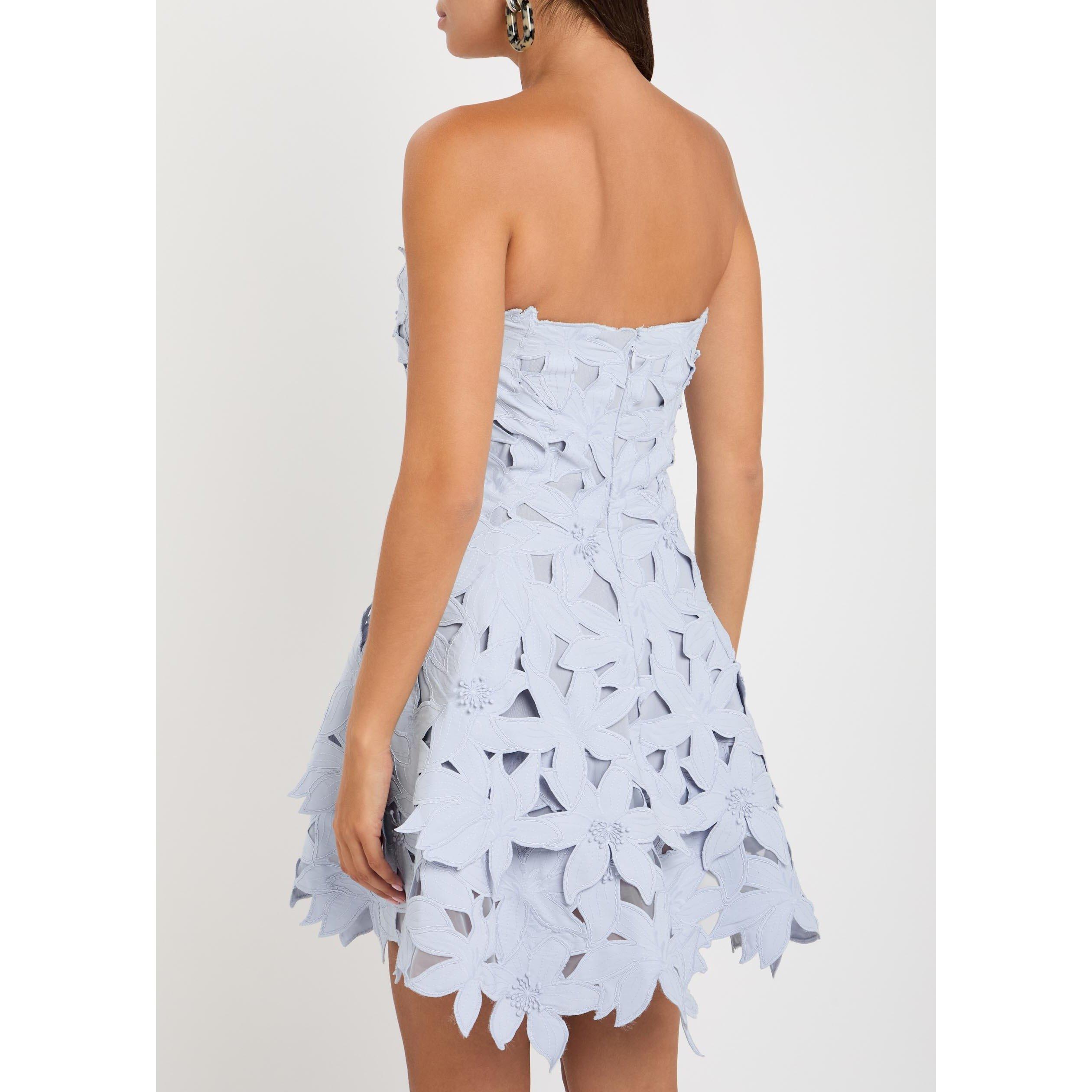 LIGHT BLUE - Jonathan Simkhai - Women's Miri Mini Dress - 3