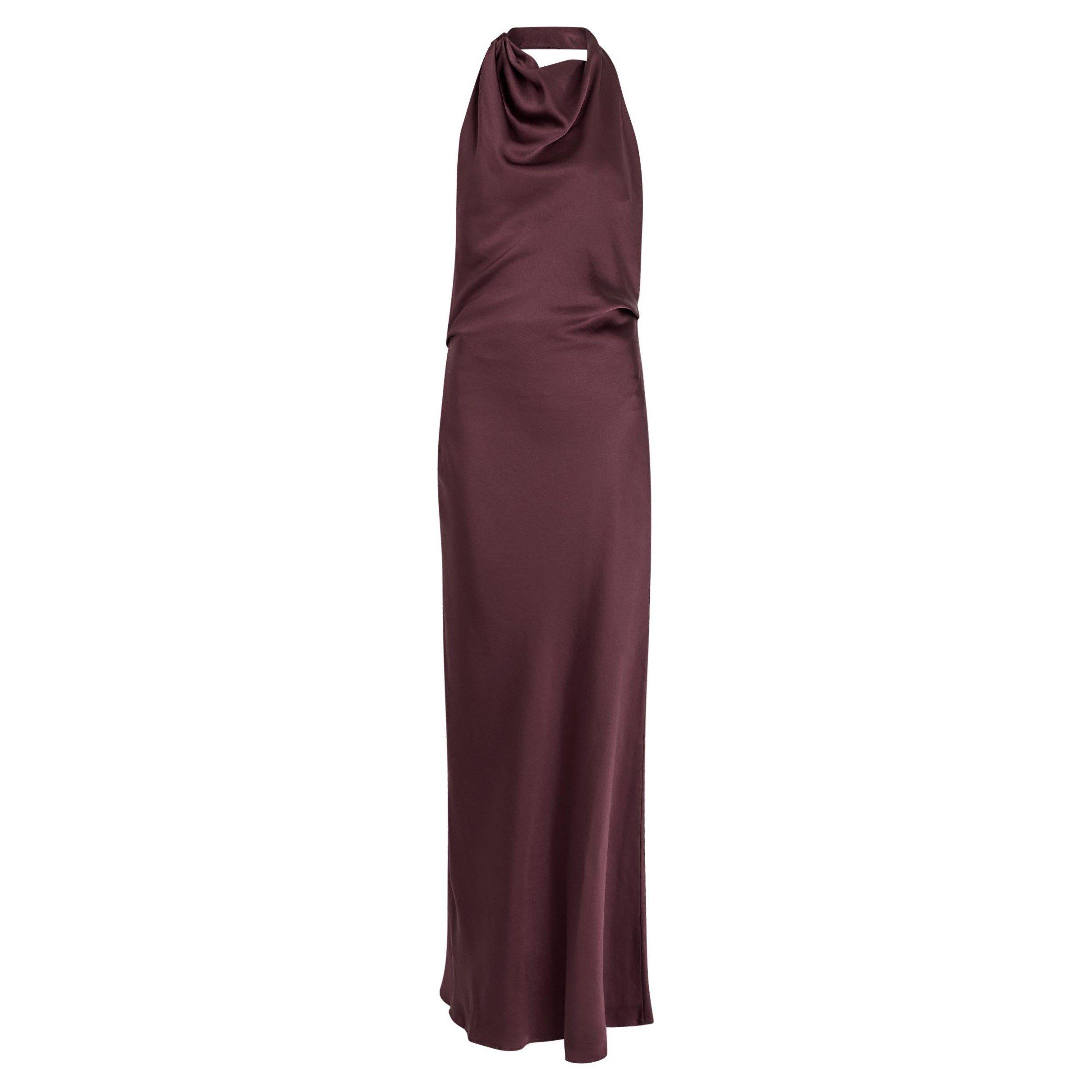 PURPLE - Jonathan Simkhai - Women's Reannon Draped Satin Ball Gown - 1