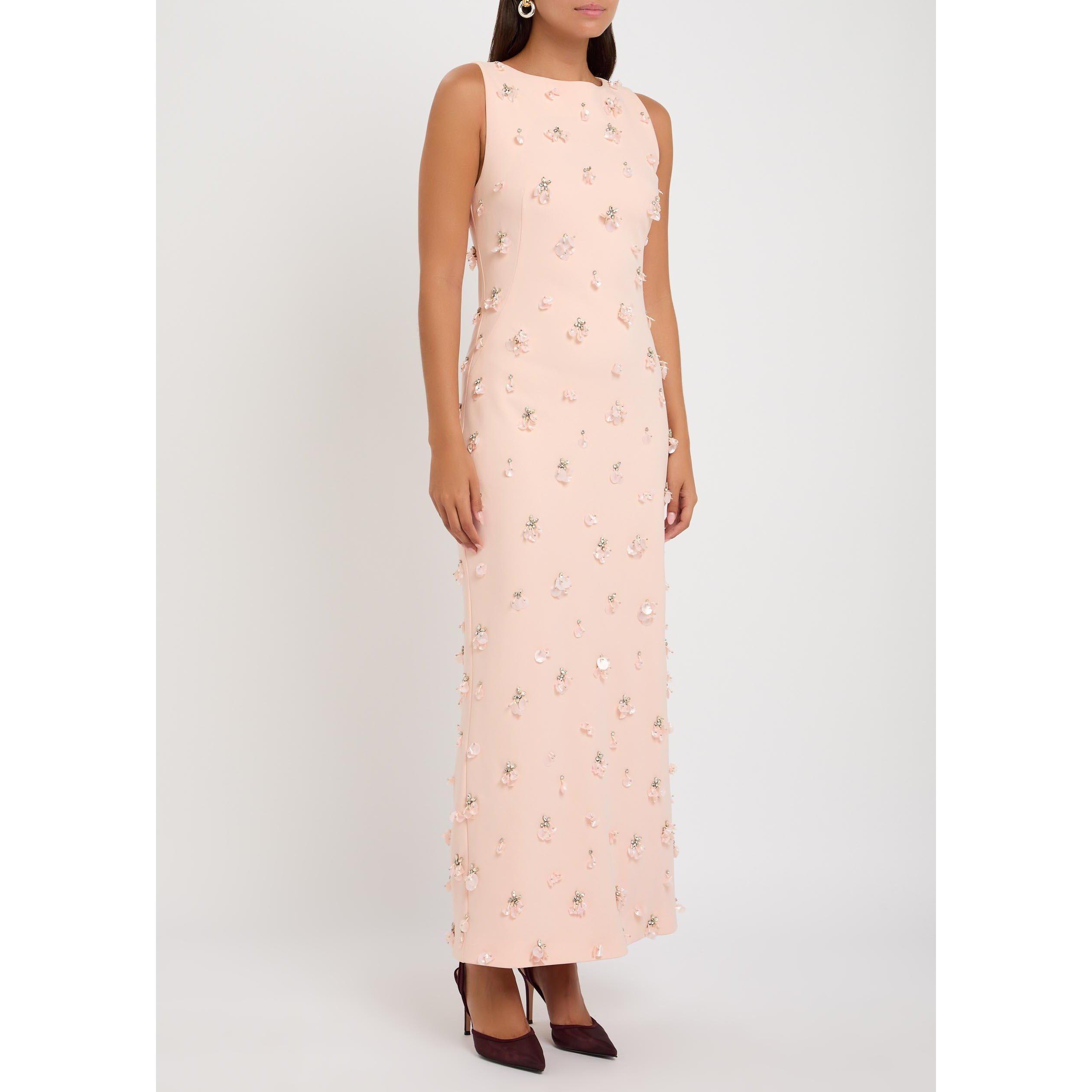 PINK - Jonathan Simkhai - LD CLAUDIA EMBELLISHED DRESS - 2