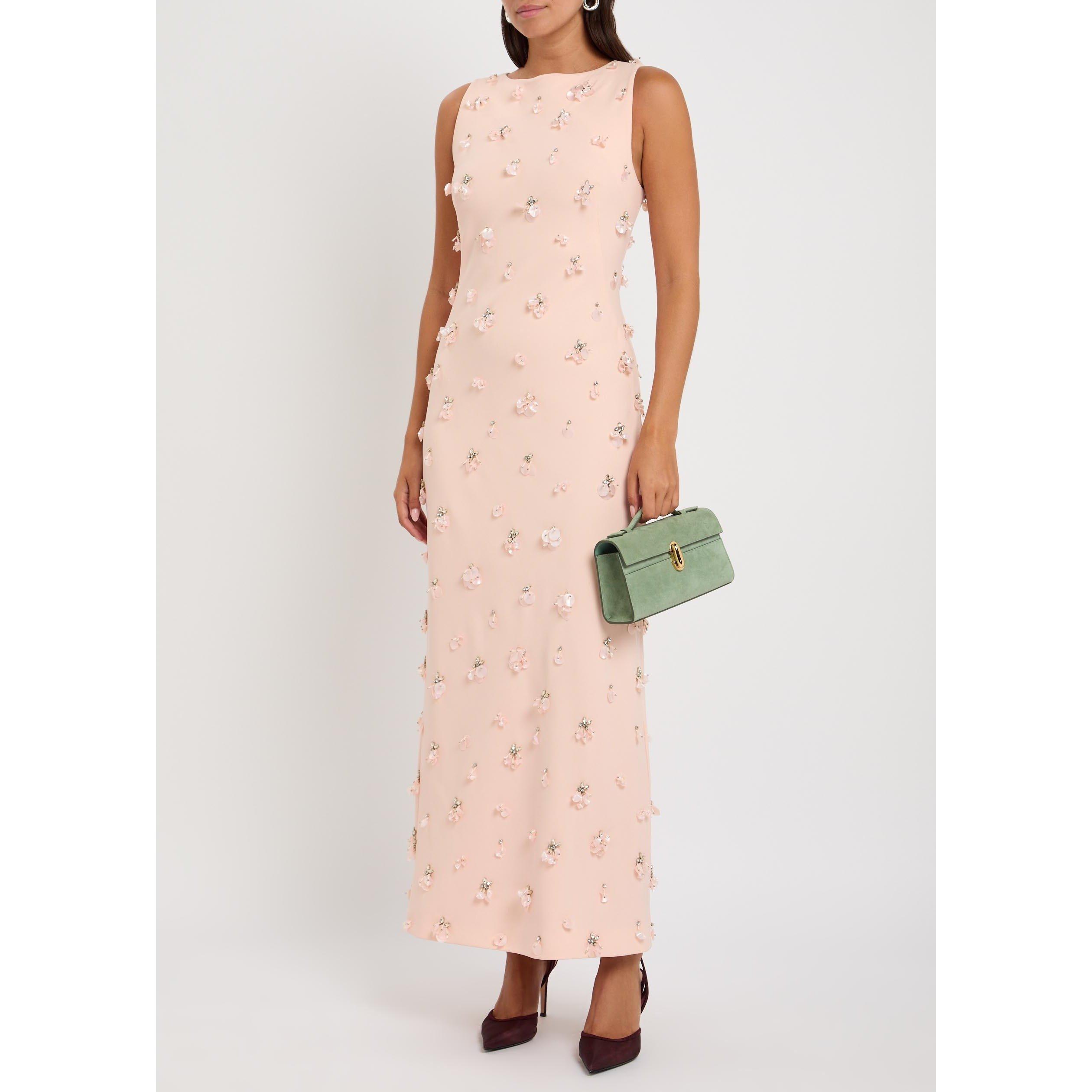 PINK - Jonathan Simkhai - LD CLAUDIA EMBELLISHED DRESS - 5