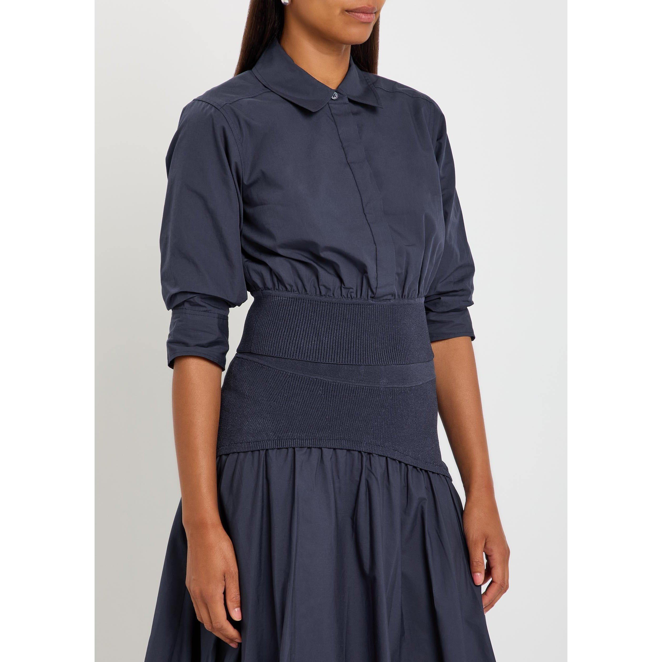 NAVY - Jonathan Simkhai - S/B STILES SHIRT - 2