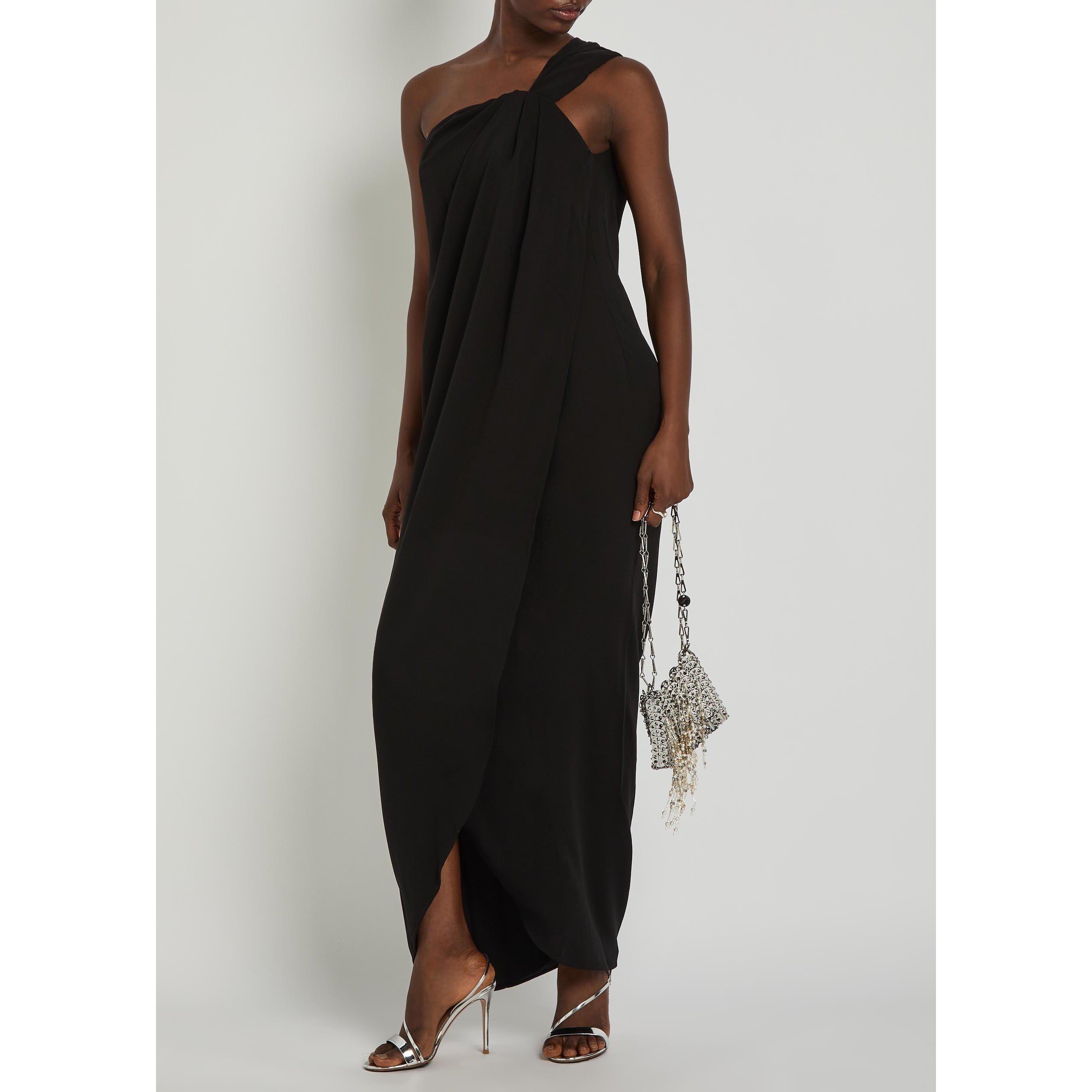 BLACK - Kobo - Women's Xaden One Shoulder Maxi Dress - 5