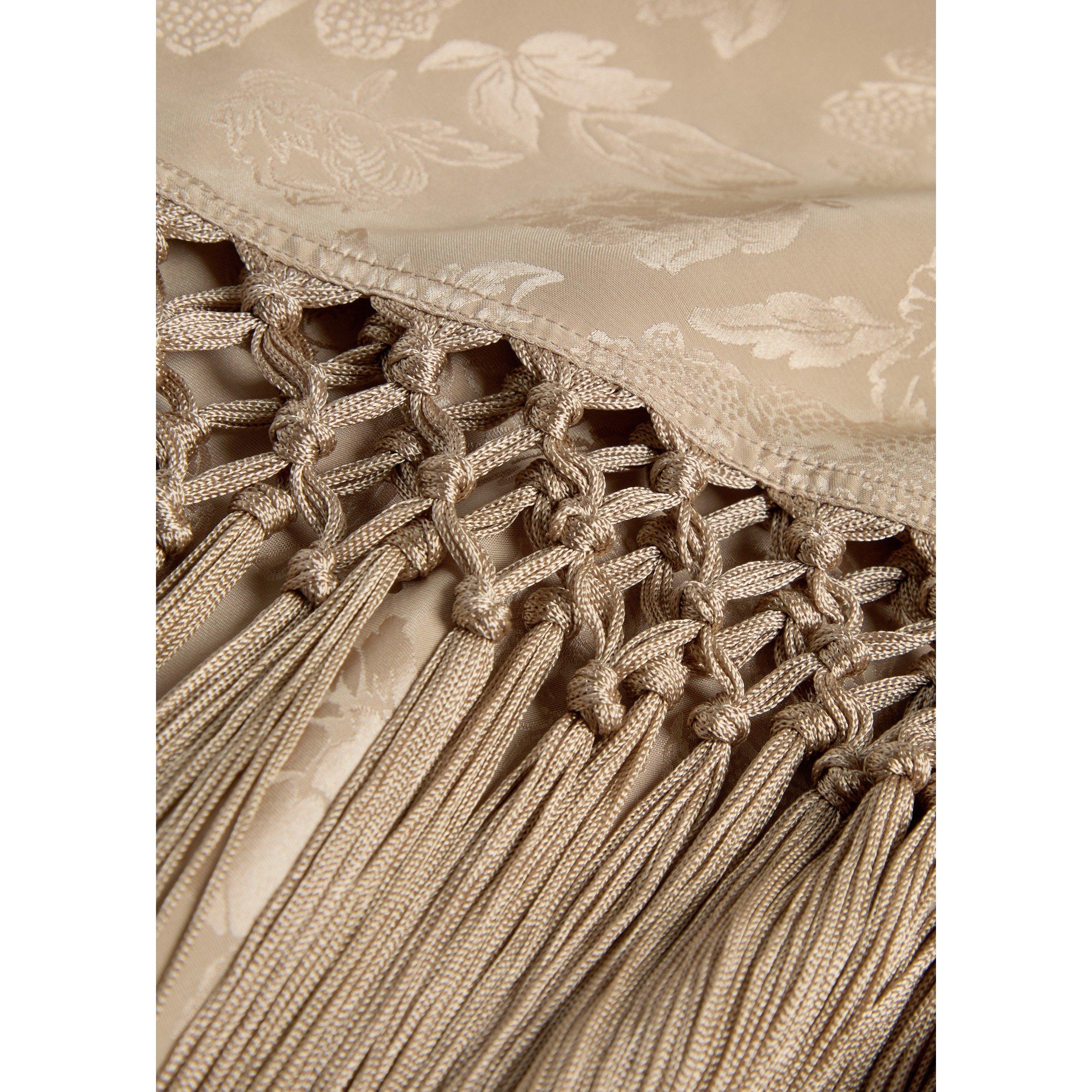 BEIGE - Ronny Kobo - Women's Alexina Silk Maxi Dress - 4