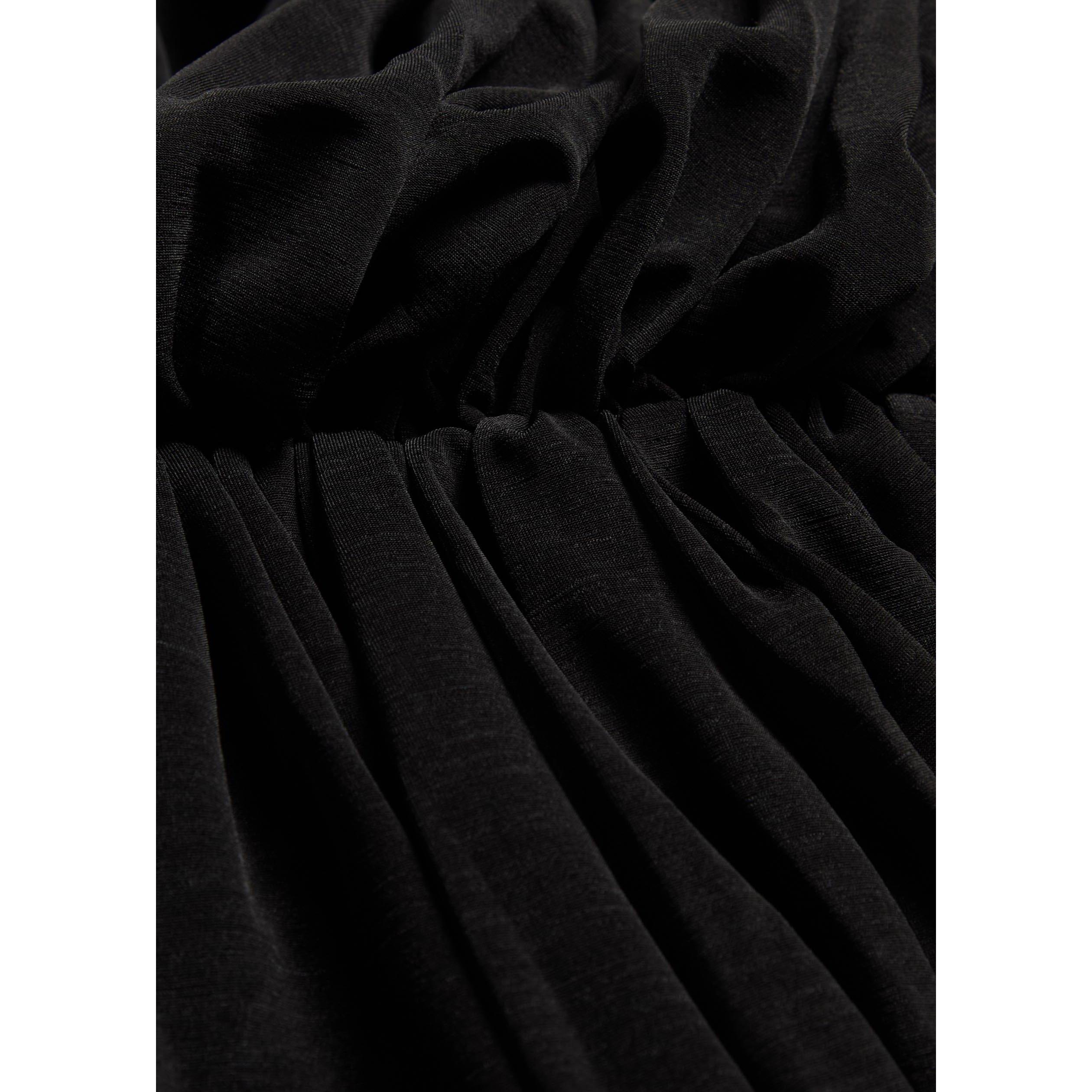 BLACK - Kobo - Women's Aly Strapless High Low Jersey Maxi Dress - 4