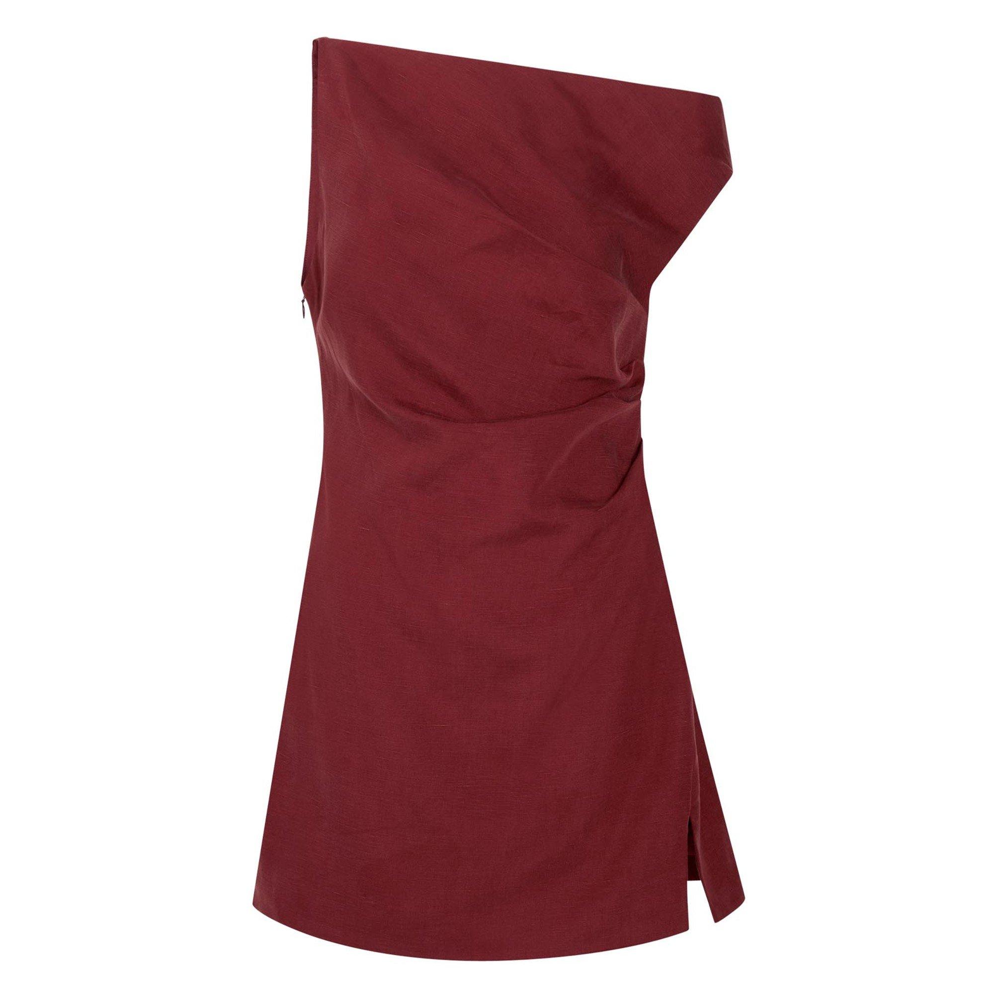 BURGUNDY - Kobo - SD WINNIE DRESS