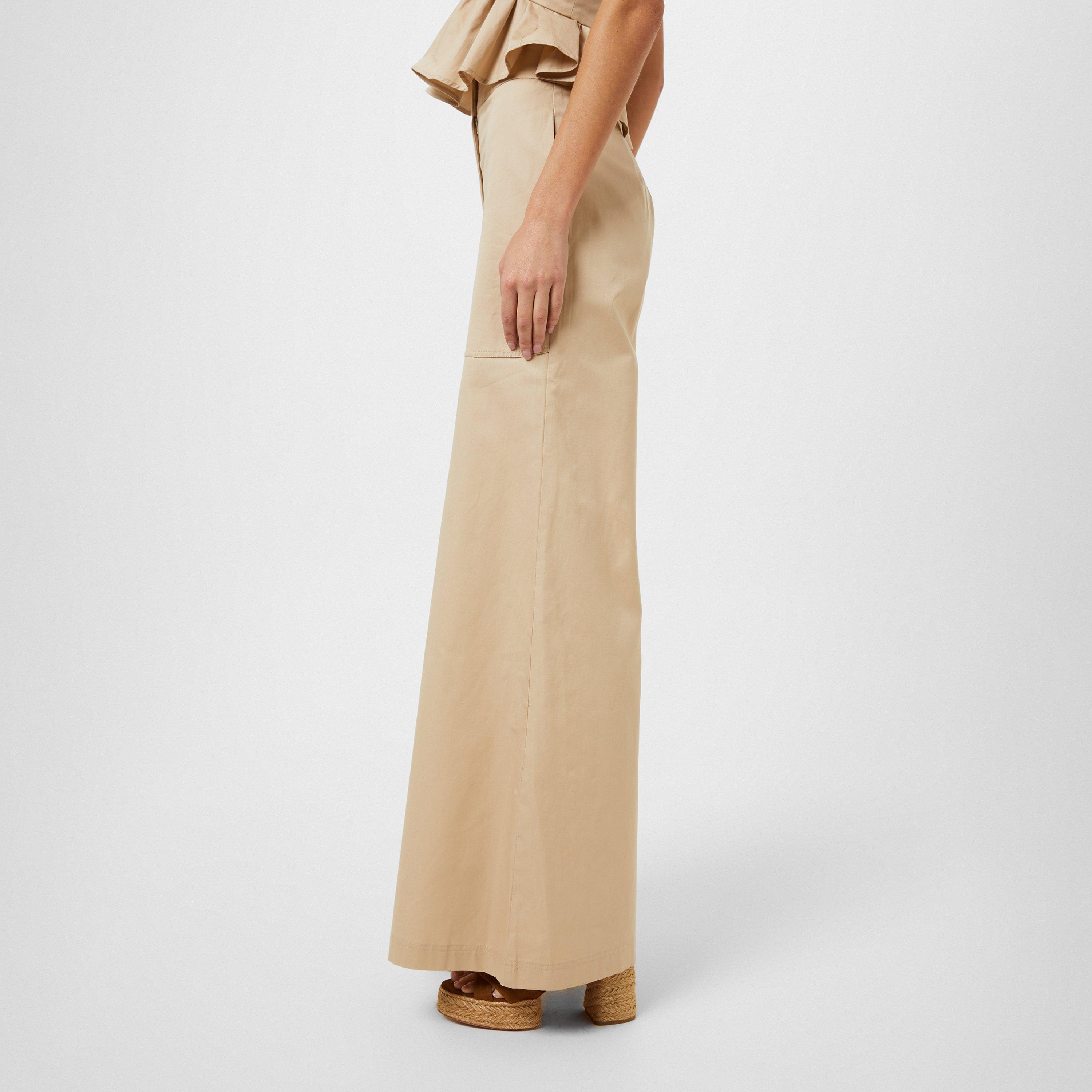 Light Beige - JBQ - Women's Oslo Wide Leg Trousers - 2