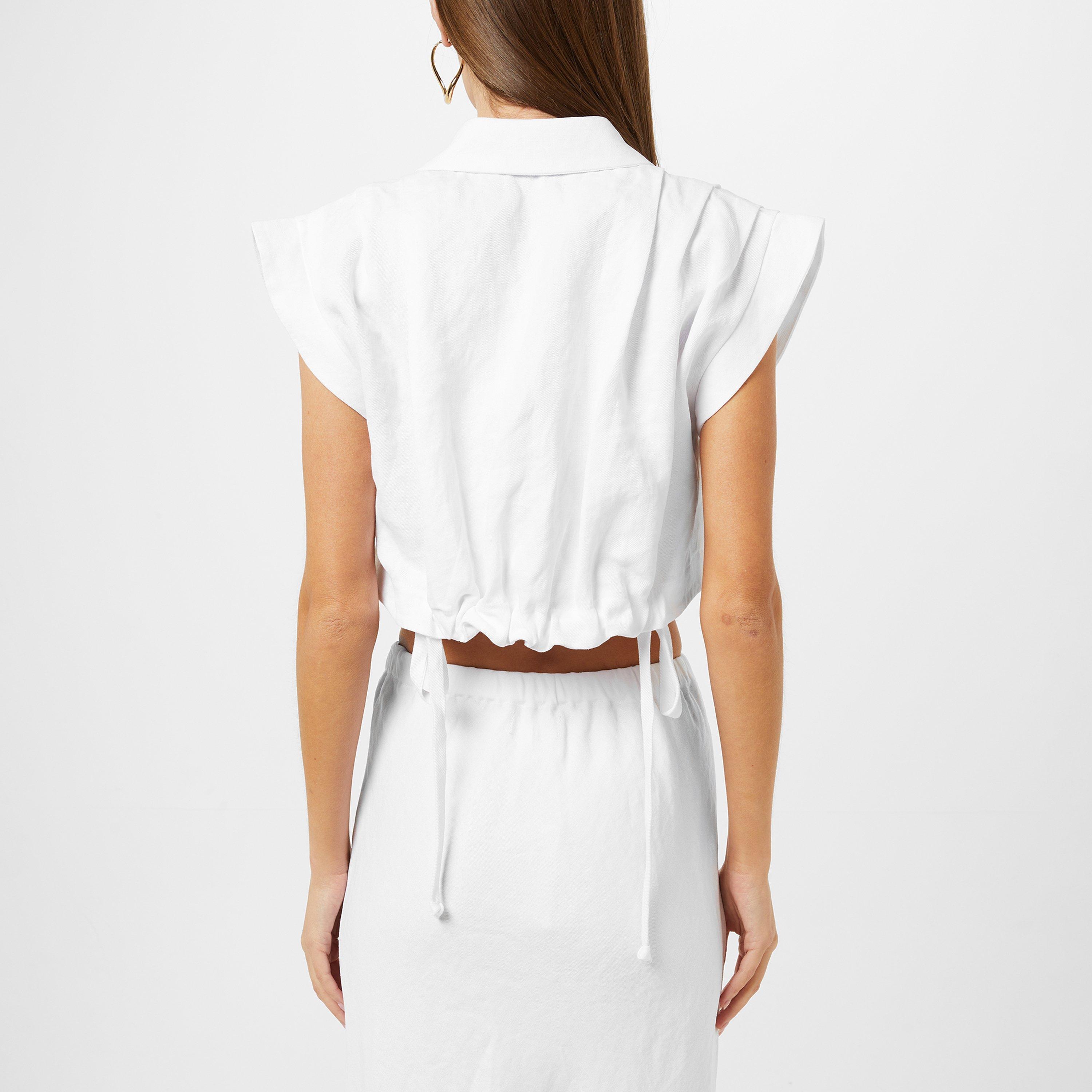 White - JBQ - Women's Preen Crop Top - 3