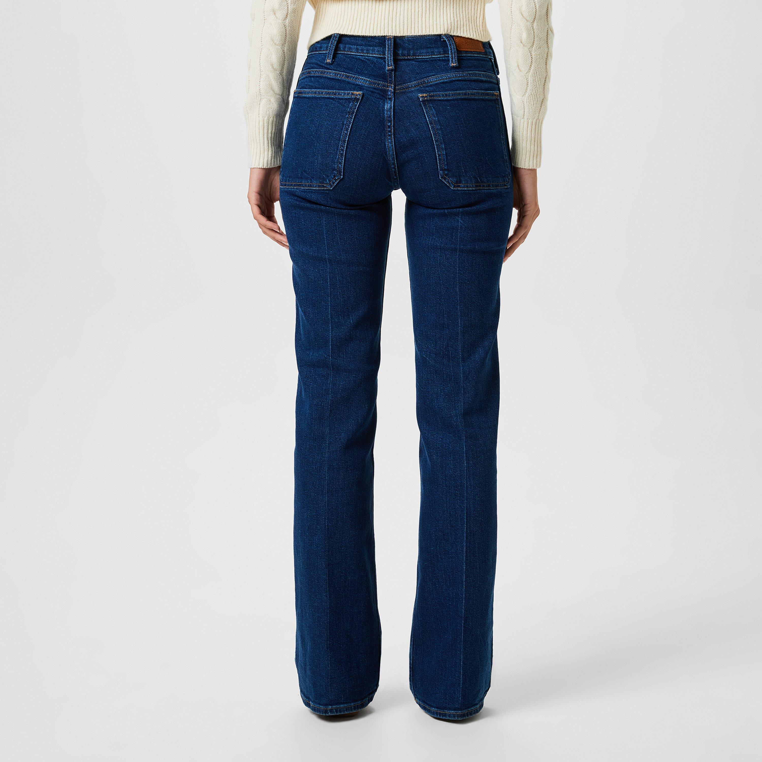 Dark Indigo - Polo Ralph Lauren - Jenn Flare Jeans - 3