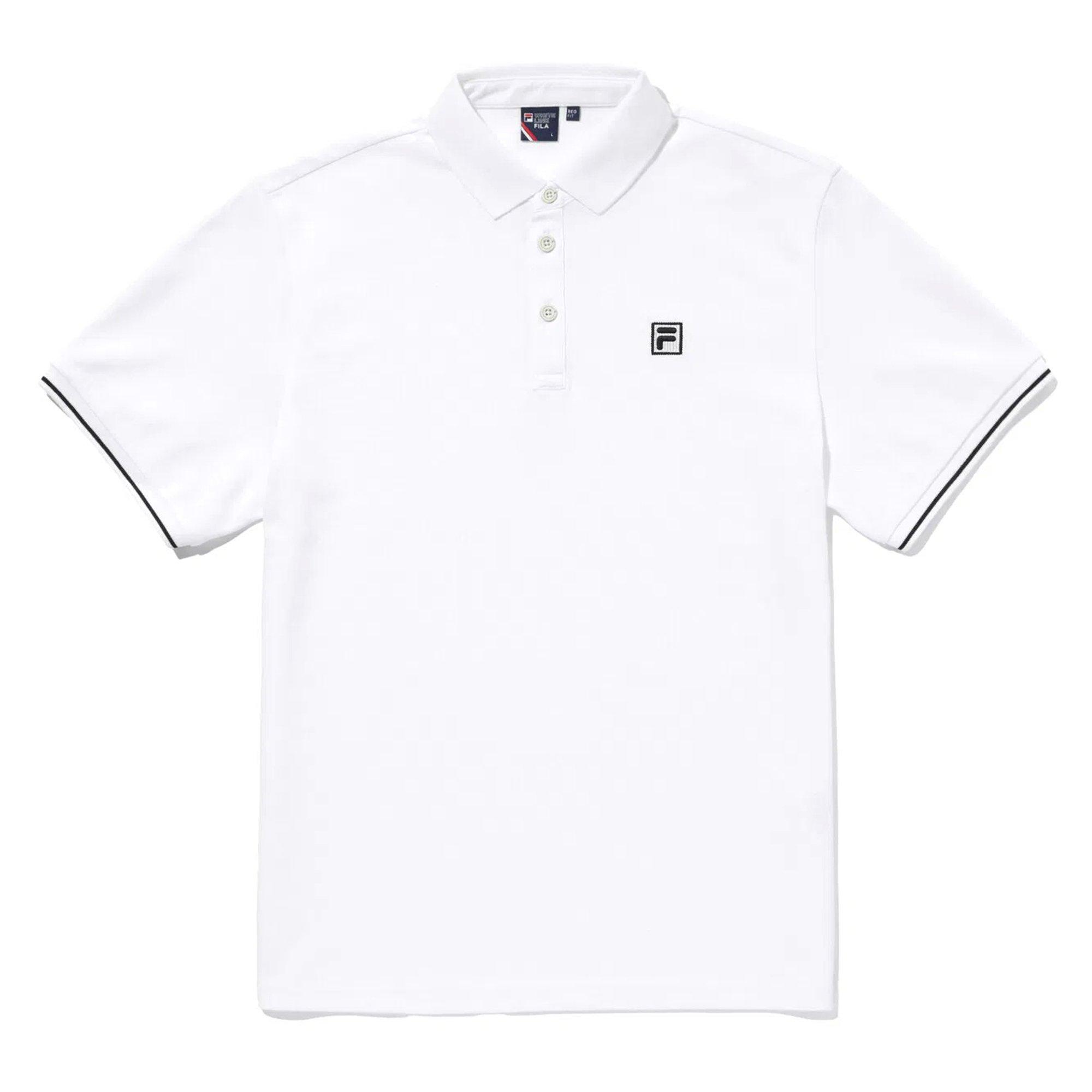 White - Fila - Tennis Basic Mens Polo Shirt - 1