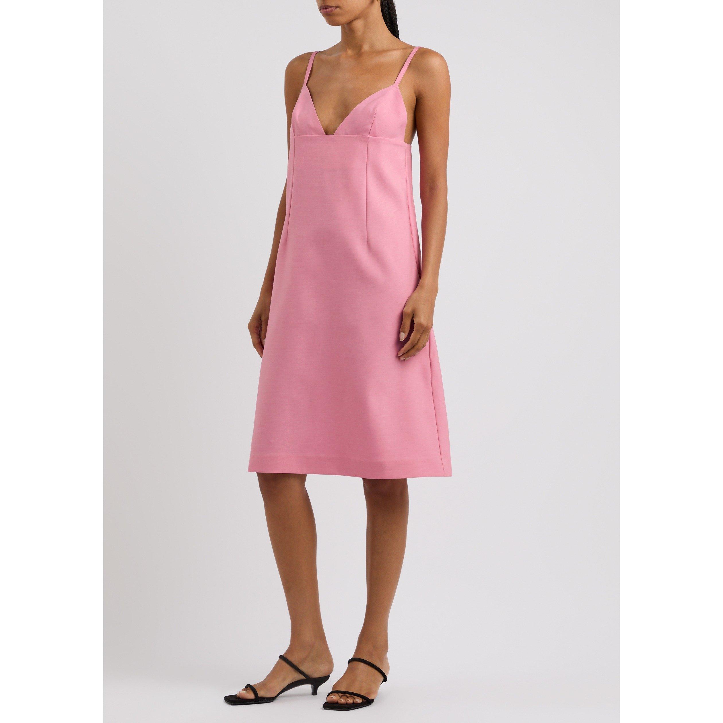PINK - Jacquemus - Women's La Robe Camison Wool A Line Dress - 2