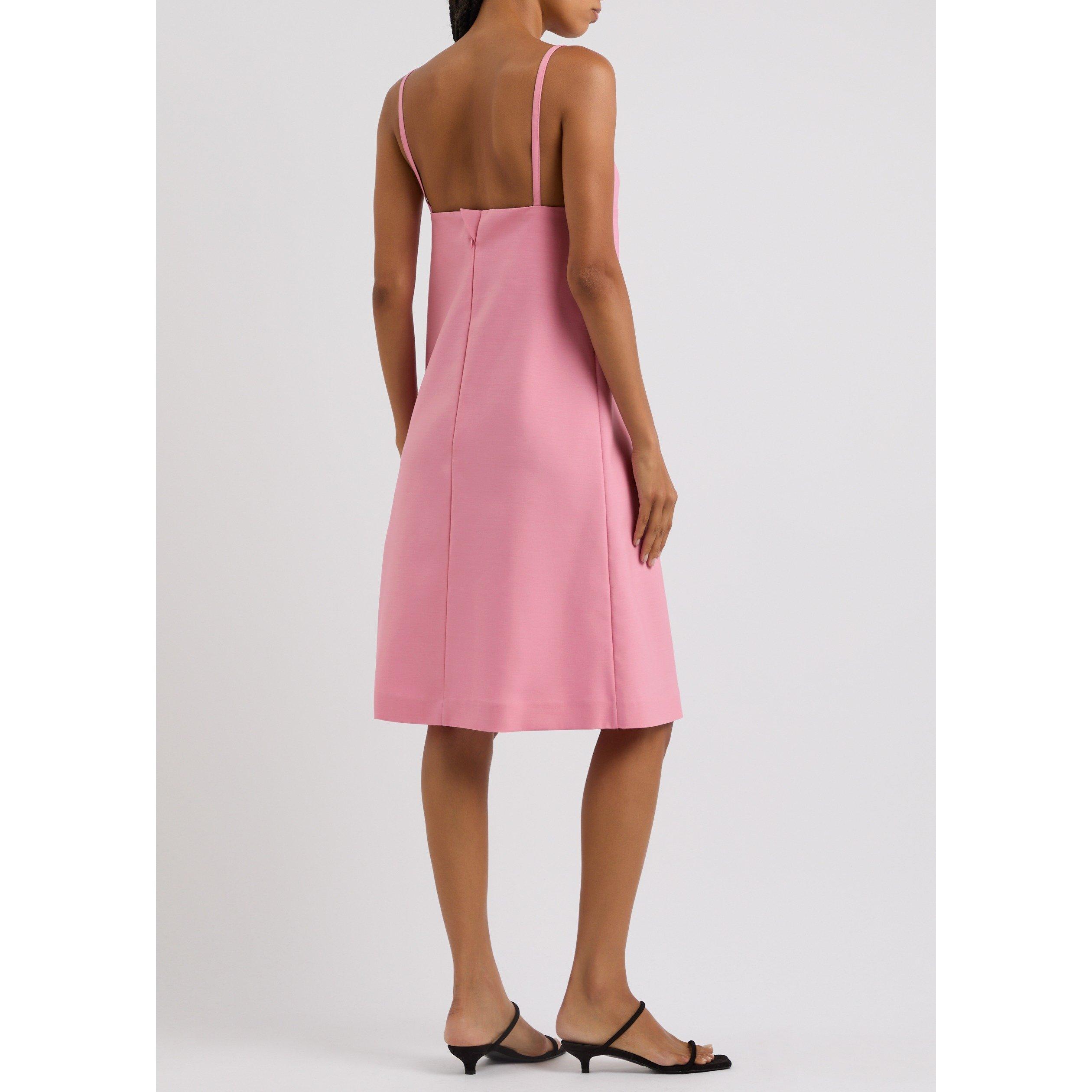 PINK - Jacquemus - Women's La Robe Camison Wool A Line Dress - 3