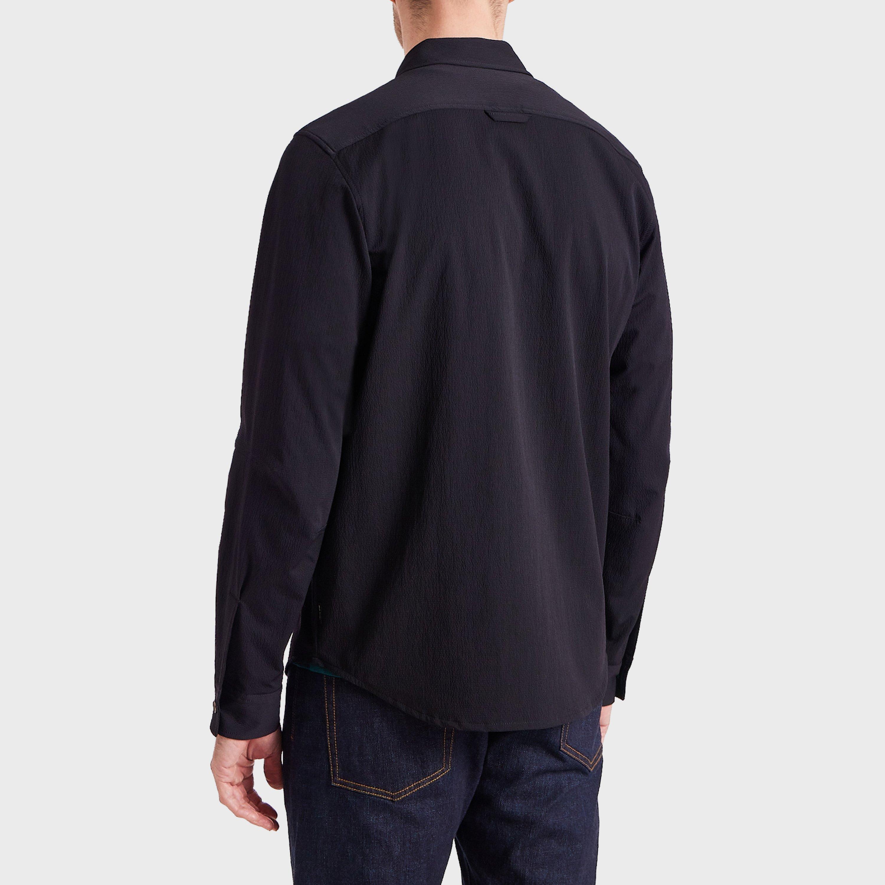 Black 79 - PS Paul Smith - Men's Seersucker Long Sleeve Overshirt - 4
