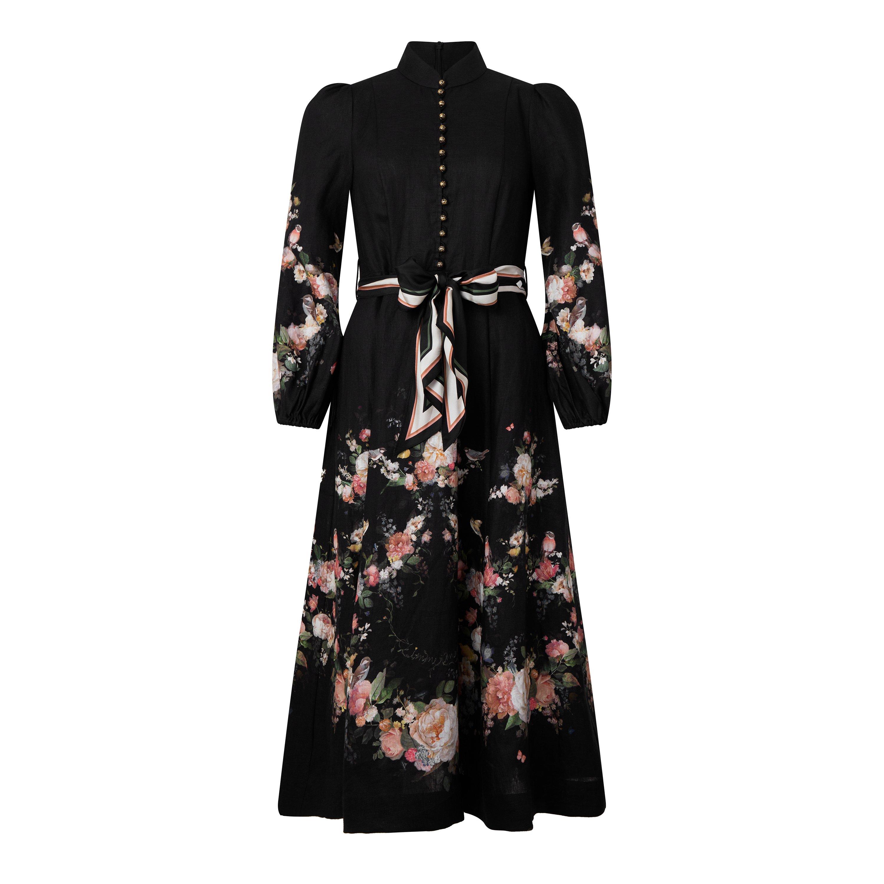 BLACK AND OTHER - Zimmermann - Valiant Button Midi Dress - 1