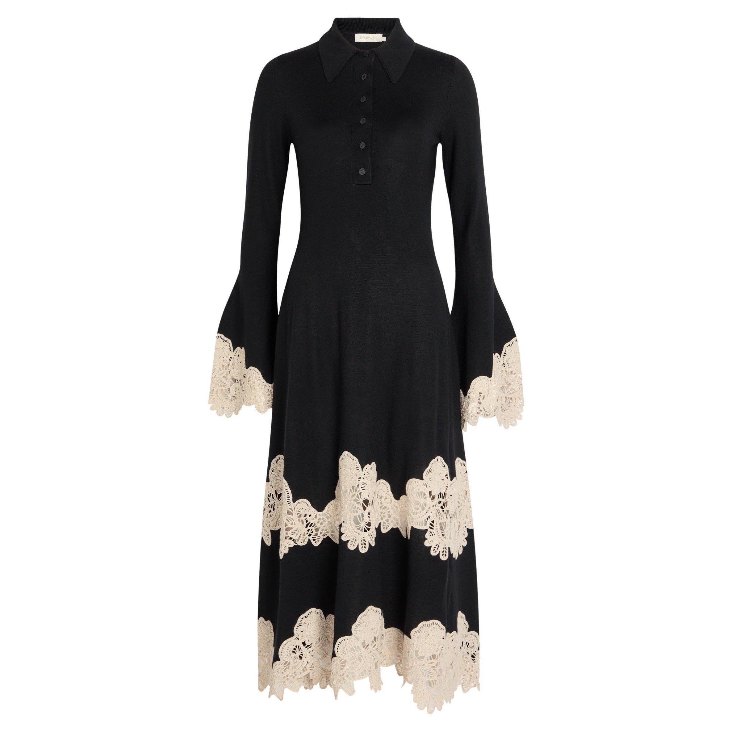 BLACK AND OTHER - Zimmermann - Valiant Merino Lace Dress