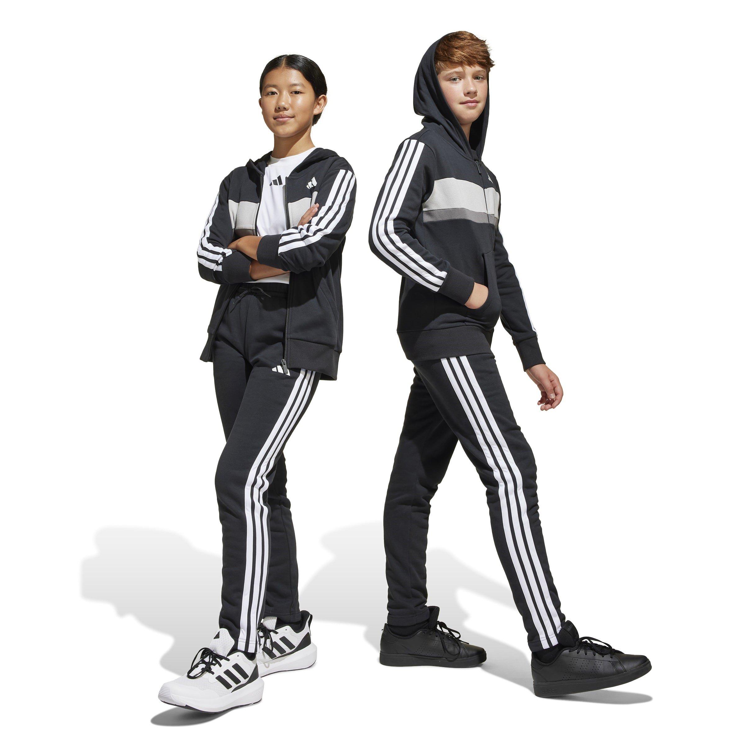 Black/Grey - adidas - Tiberio Fleece Tracksuit Juniors - 2