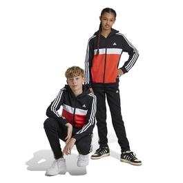 adidas 3S Tiberio Fleece Tracksuit Juniors