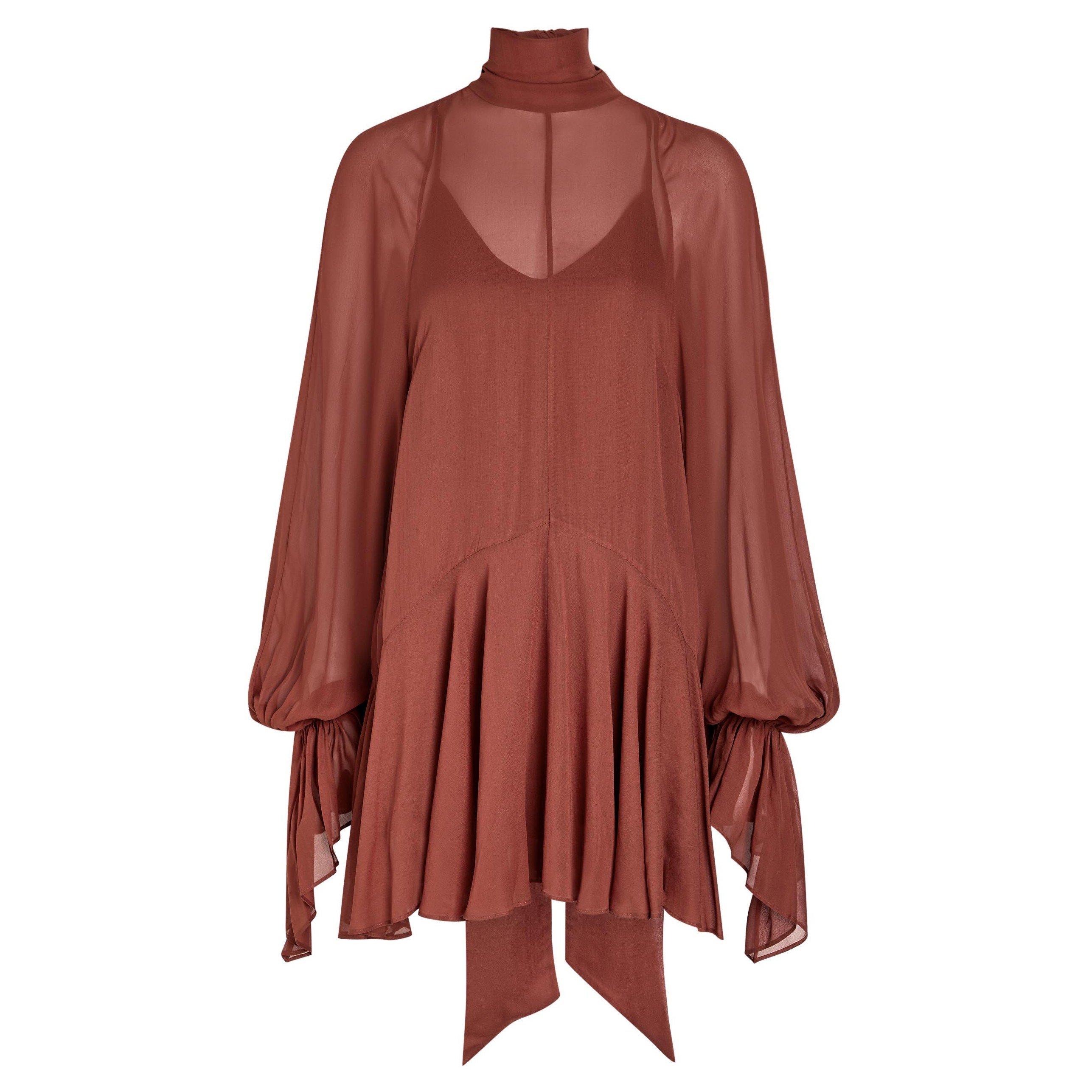 DARK RED - De La Vali - SD CASIMIRO MINI DRESS