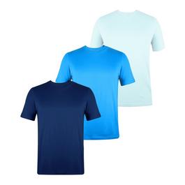 Donnay Three Pack V Neck T Shirt Mens