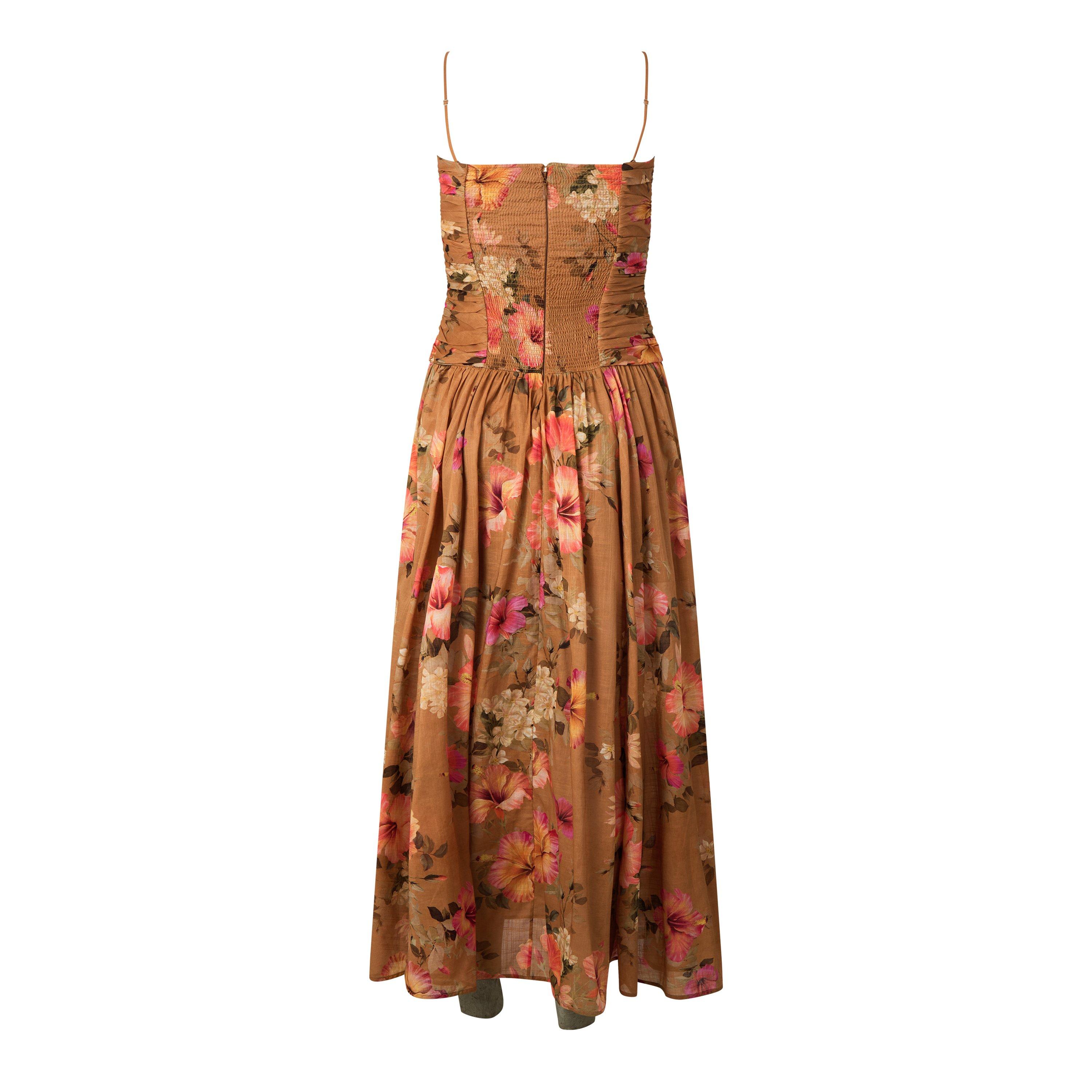 MULTICOLOURED - Zimmermann - Mahon Tie Front Midi Dres - 2