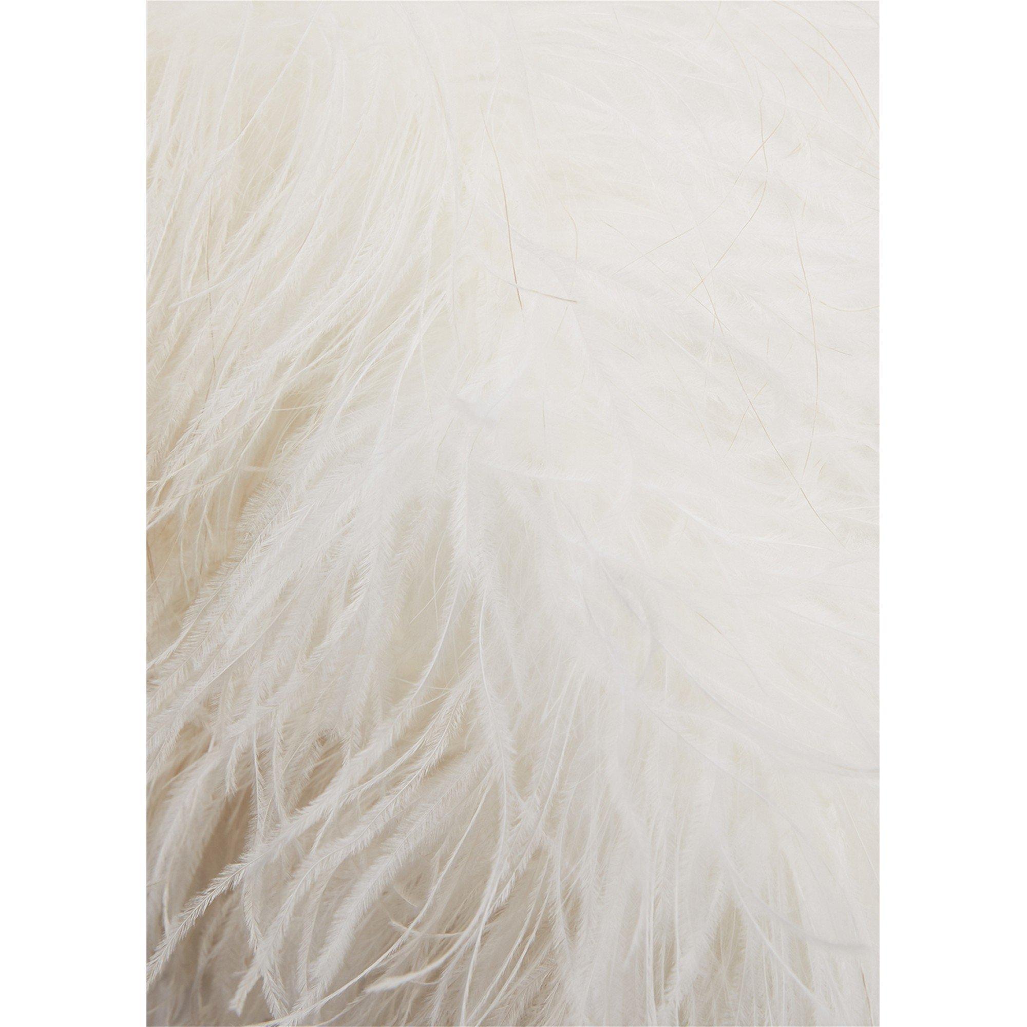 WHITE - 16Arlington - LD DAVIES MIDI FEATHER HEM DRS - 4