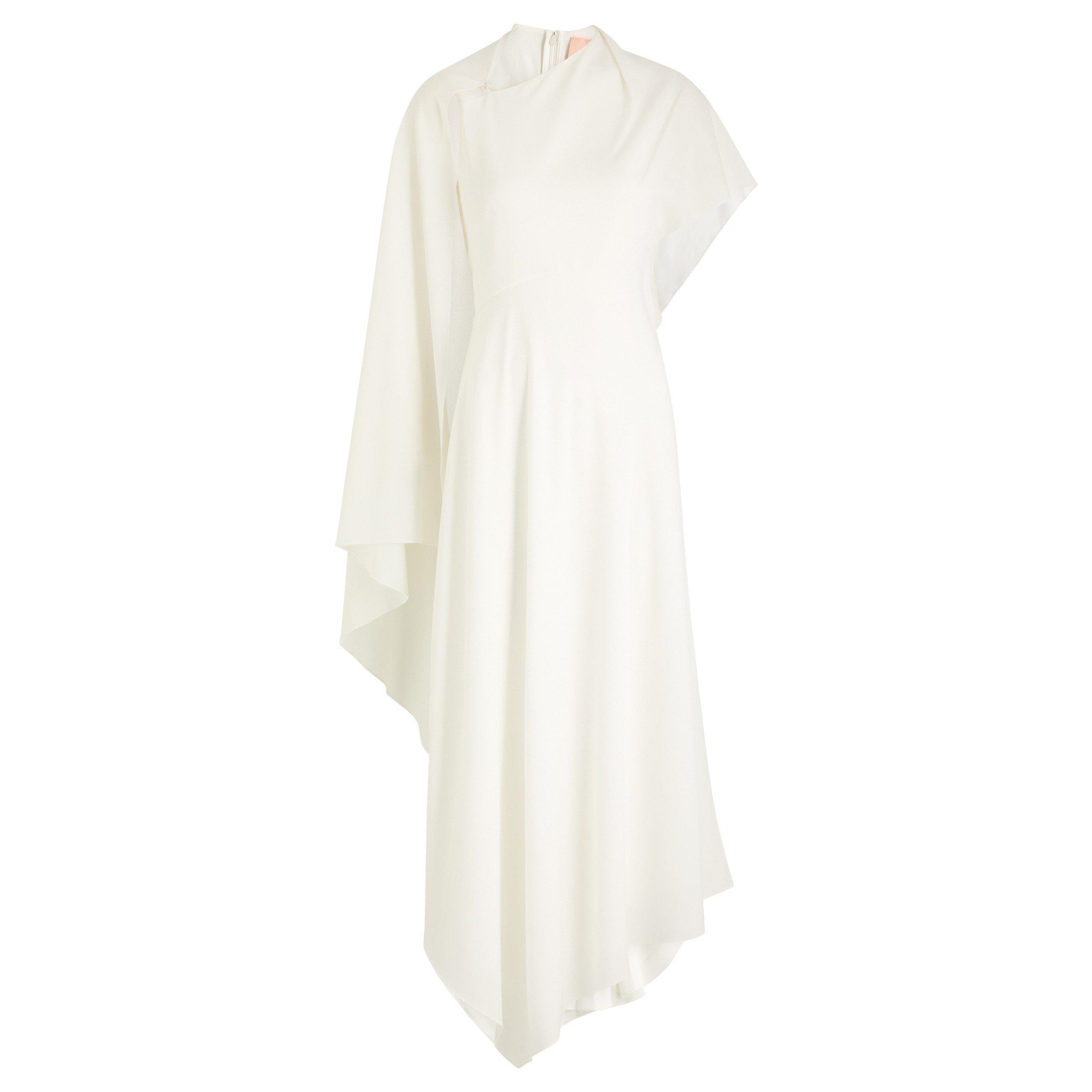 IVORY - Roksanda Ilincic - LD PASCALE HALF CAPE SS DRESS