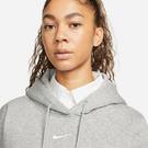 Gris - Nike - Native Sportswear Phoenix Fleece Women's Pullover Hoodie - 3