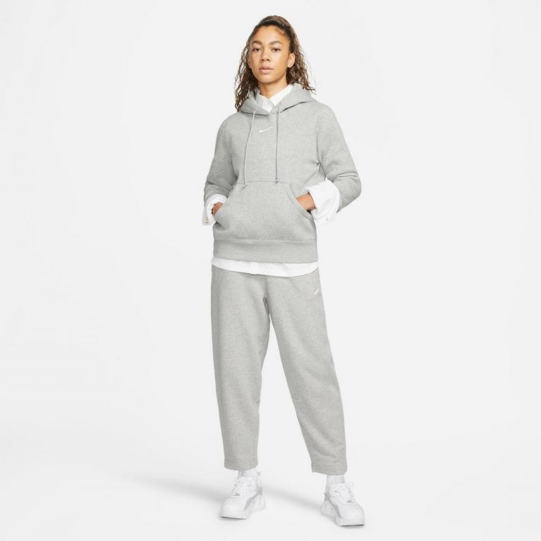 Gris - Nike - Native Sportswear Phoenix Fleece Women's Pullover Hoodie - 9