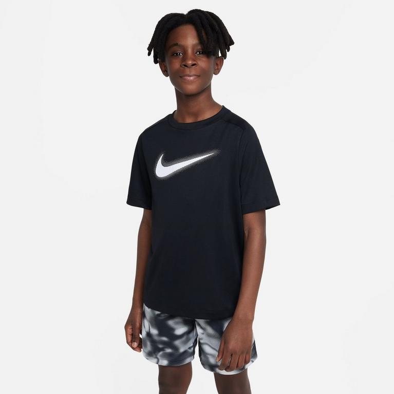 Noir - Nike - Multi Big Kids' (Boys') Dri-FIT Graphic Training Top - 1