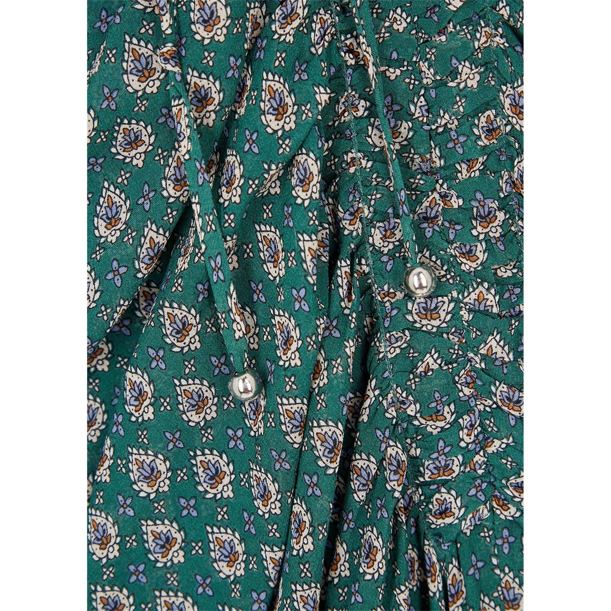 GREEN AND OTHER - Veronica Beard - LD SS MARIPOSA RUCHE SPLIT DRS - 4