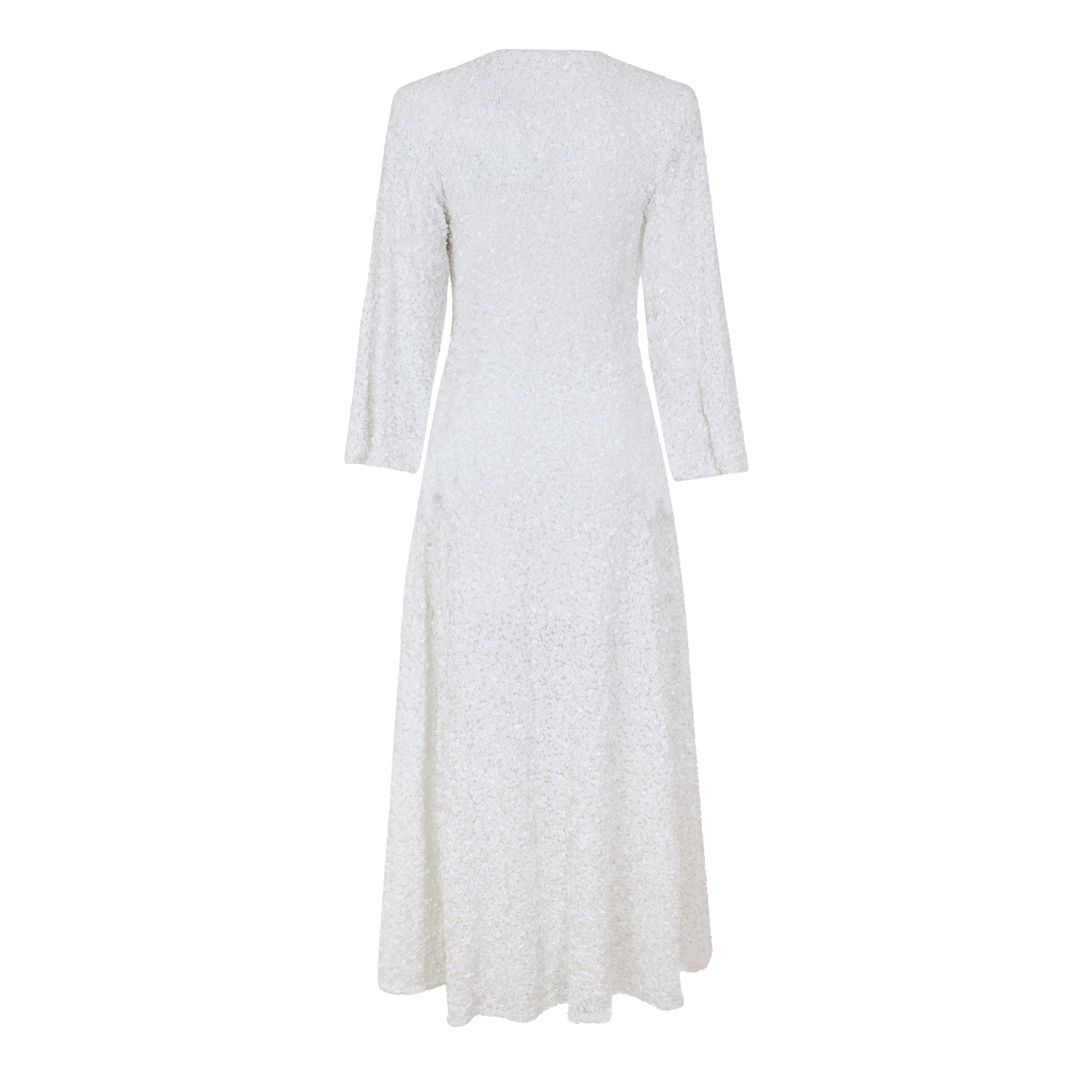 WHITE - Rotate - Women's Sirin Sequin Maxi Dress - 2
