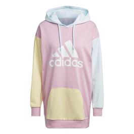 adidas Essentials Colorblock Logo Oversized Hoodie Womens Hoody