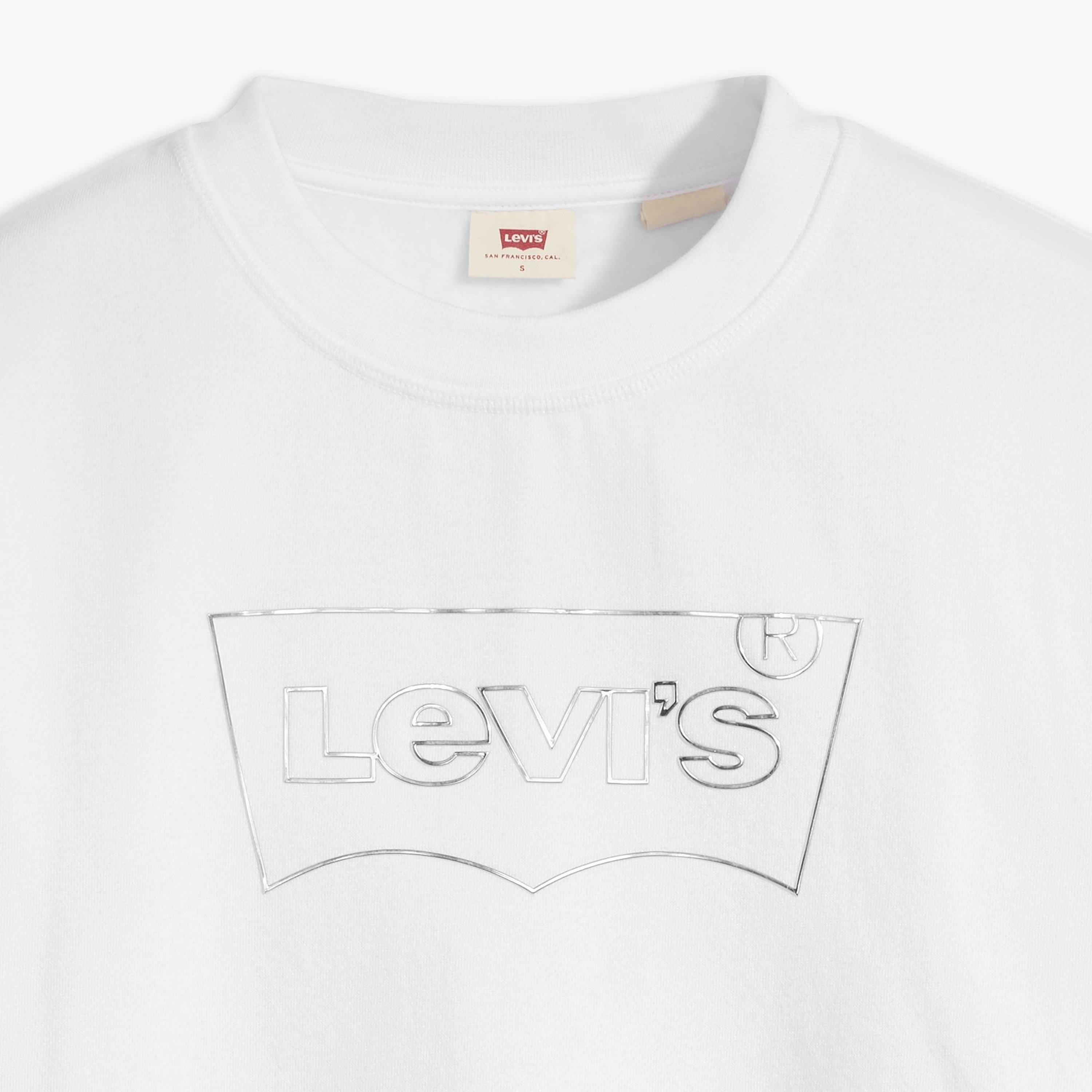 Chrome Outline - Levis - Graphic Crew Sweater Womens - 6