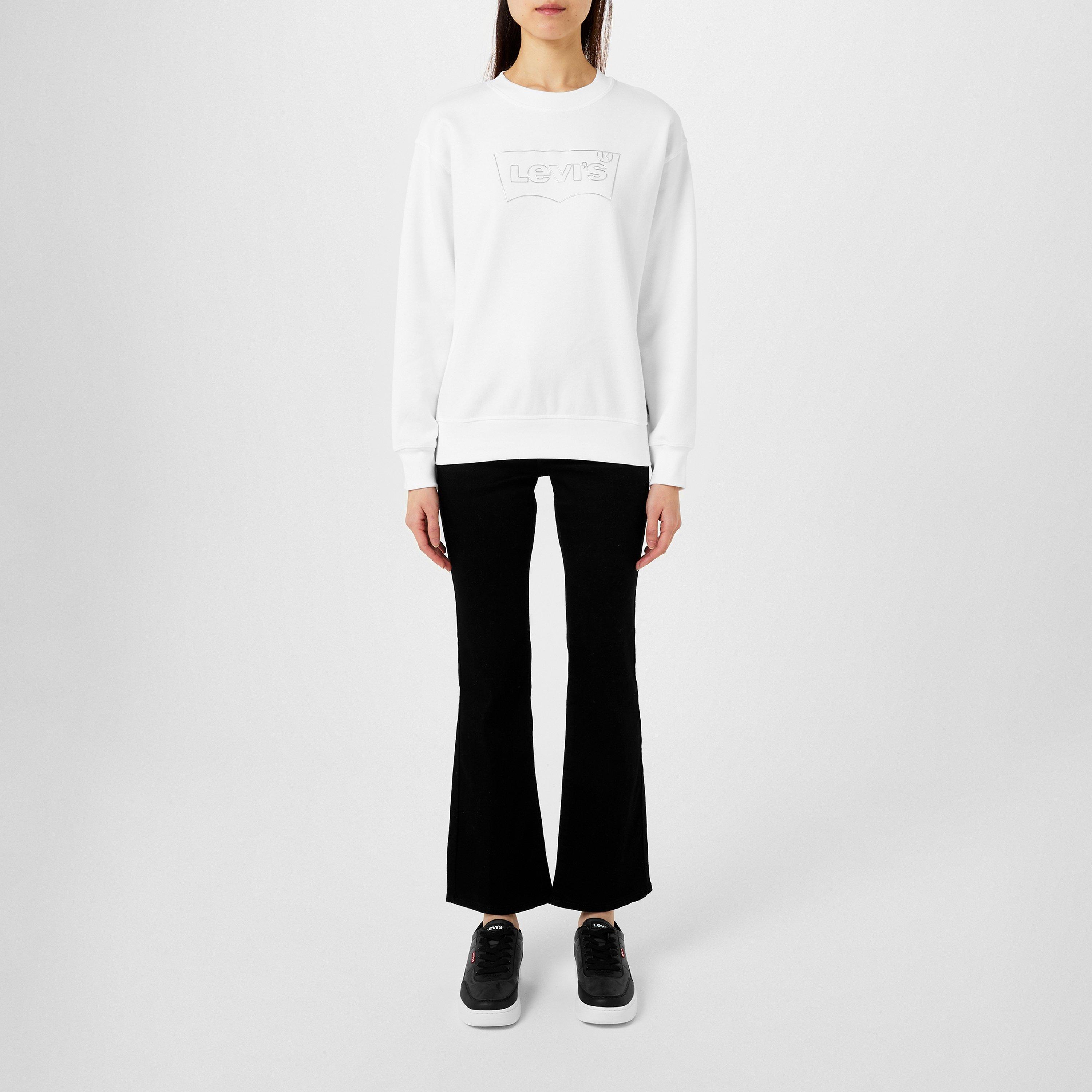 Chrome Outline - Levis - Graphic Crew Sweater Womens - 4