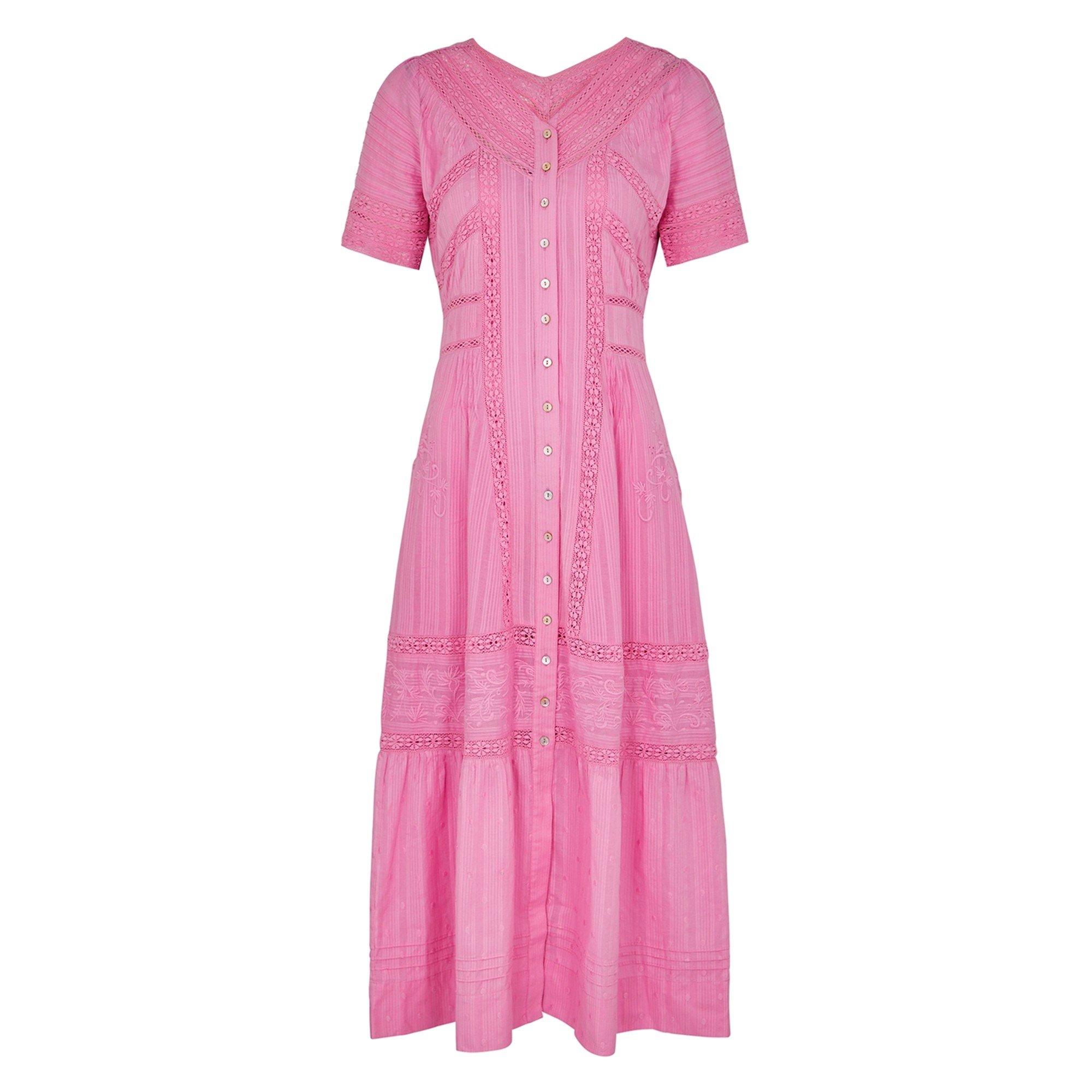 PINK - LoveshackFancy - LD VICTORIAN MAXI DRESS - 1