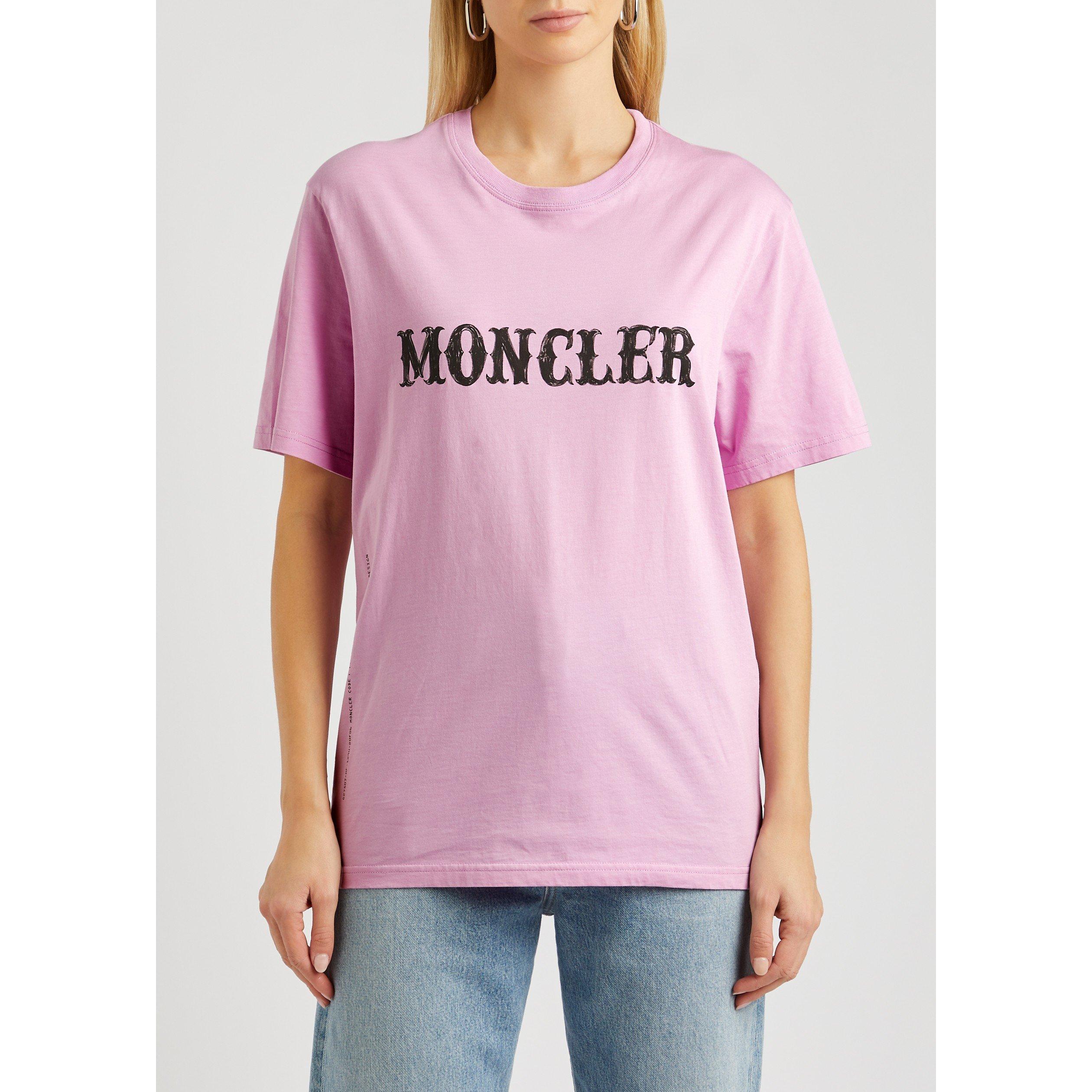 PINK - Moncler - LOGO SS TSHIRT - 2