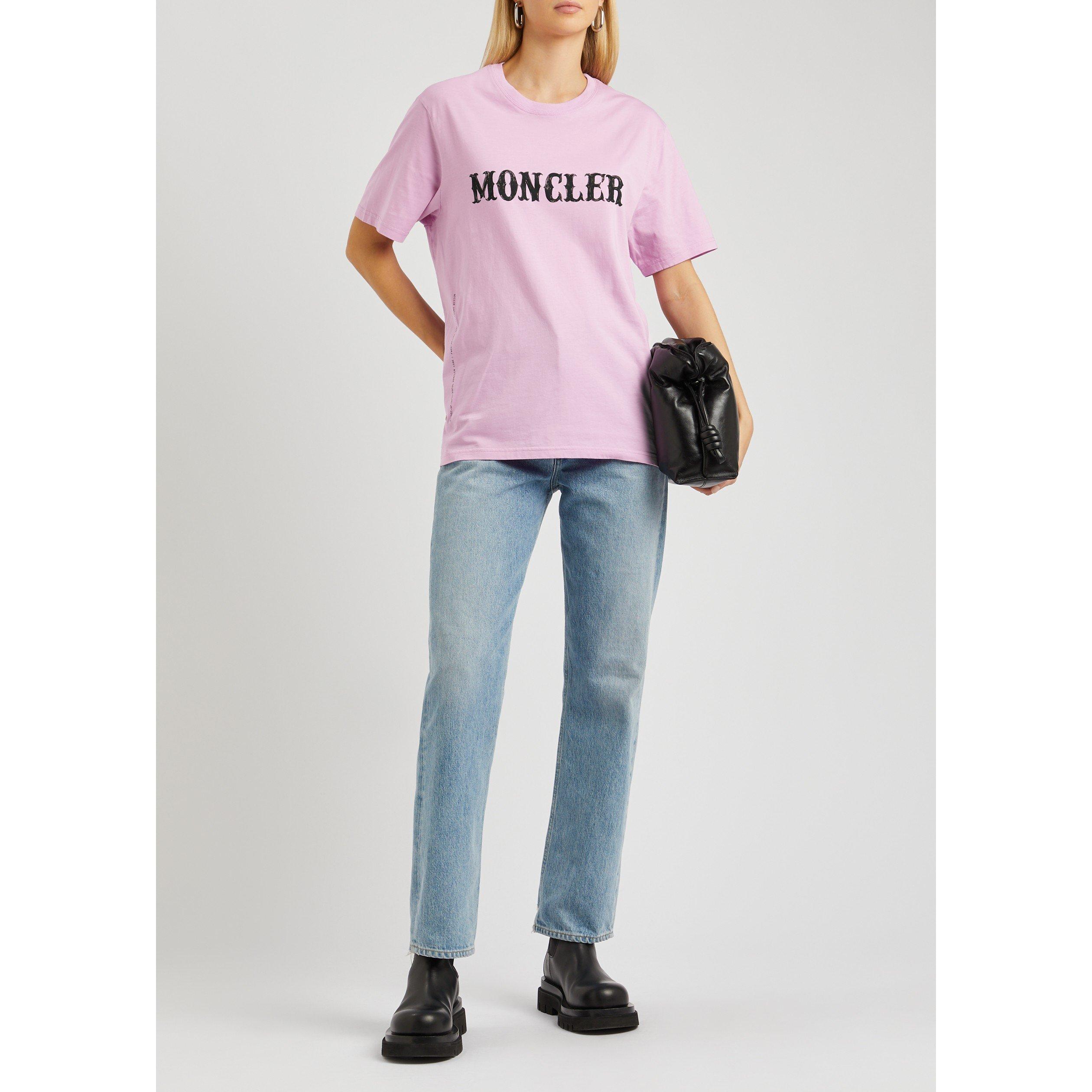 PINK - Moncler - LOGO SS TSHIRT - 5